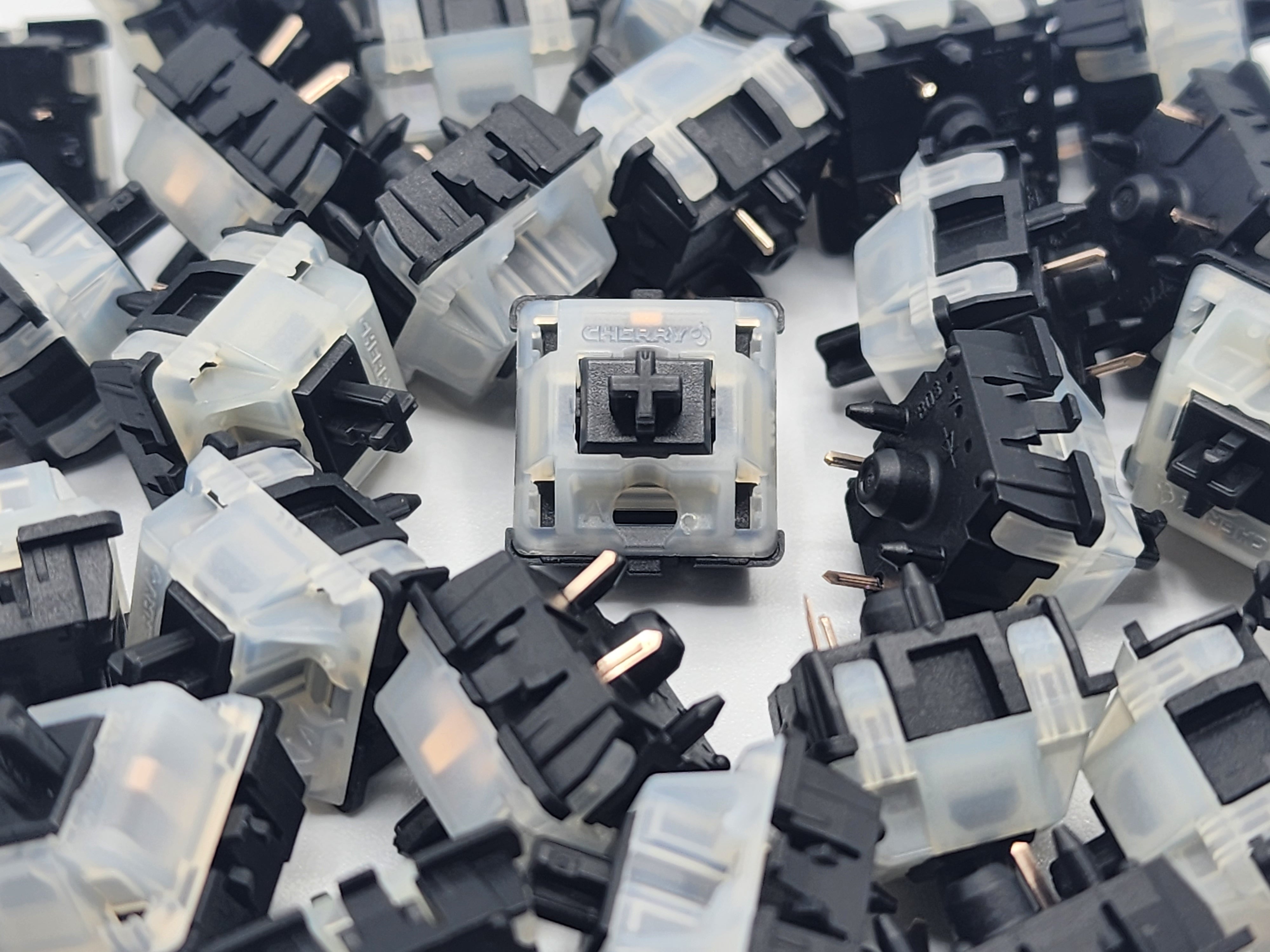 Cherry MX Black Clear Top Nixie Linear Switches