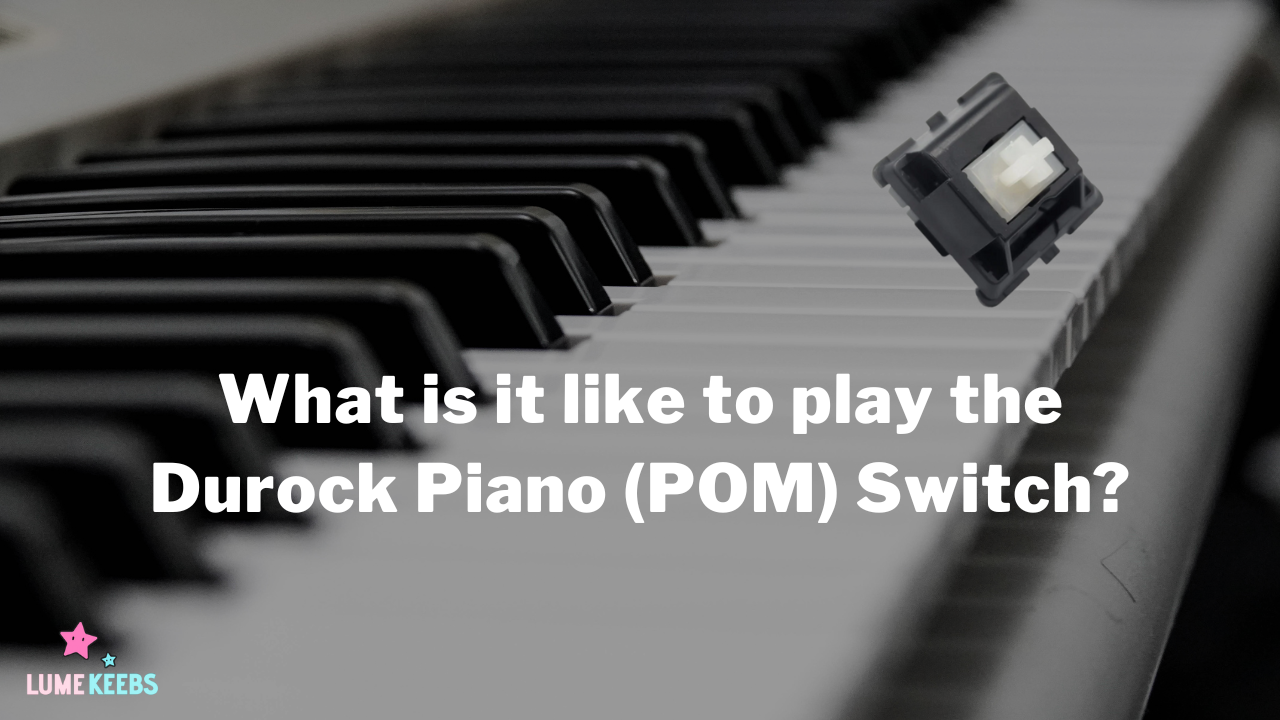 Durock POM Linear Review (Stock vs L+F) | Compare to Gateron Oil King, Ink V2 Black, North Pole, CJ