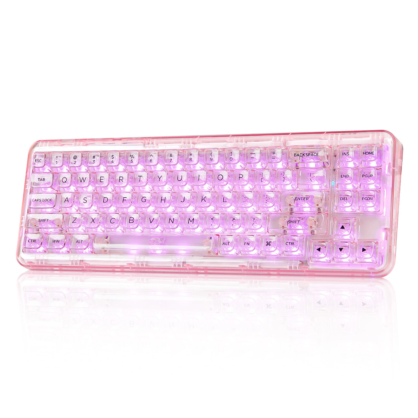 YUNZII X71 Transparent Wireless Mechanical Keyboard
