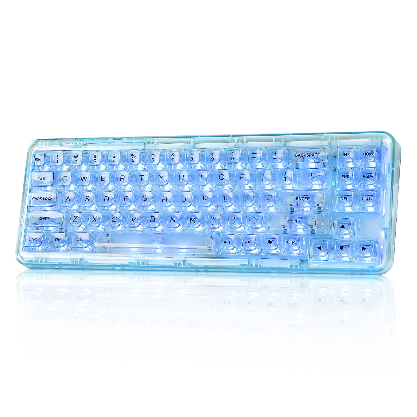 YUNZII X71 Transparent Wireless Mechanical Keyboard