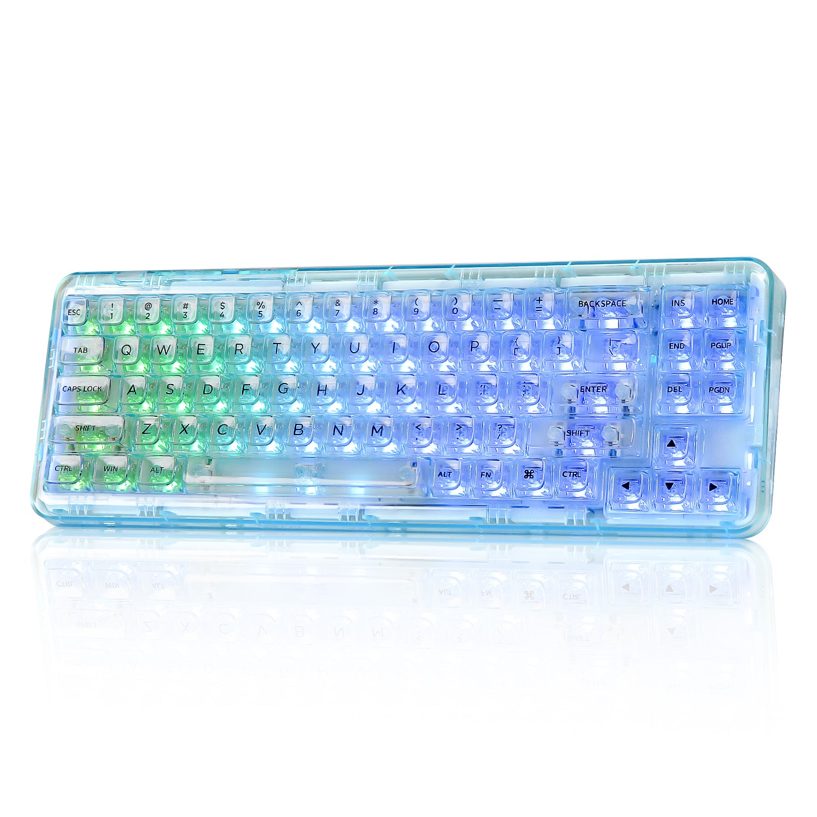 YUNZII X71 Transparent Wireless Mechanical Keyboard