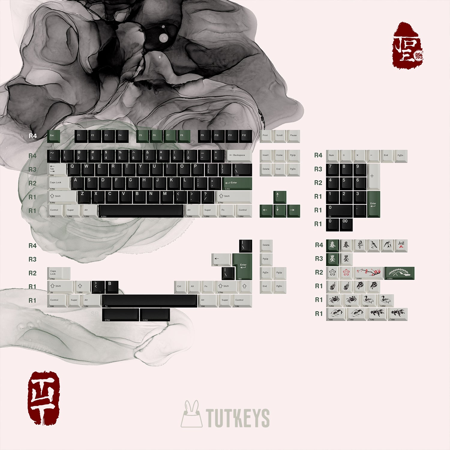 Tutkeys JoE.Studio Chunjiang Duck Keycaps
