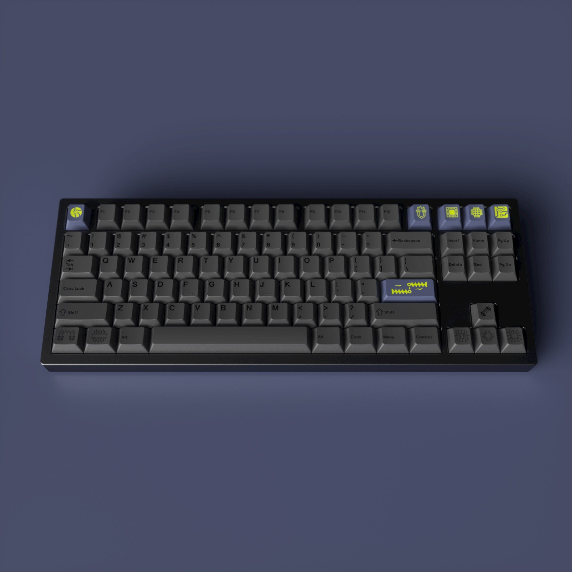 JKDK Studio Dark Matter Cherry Profile Dye‑Sub PBT Keycap Set All In One