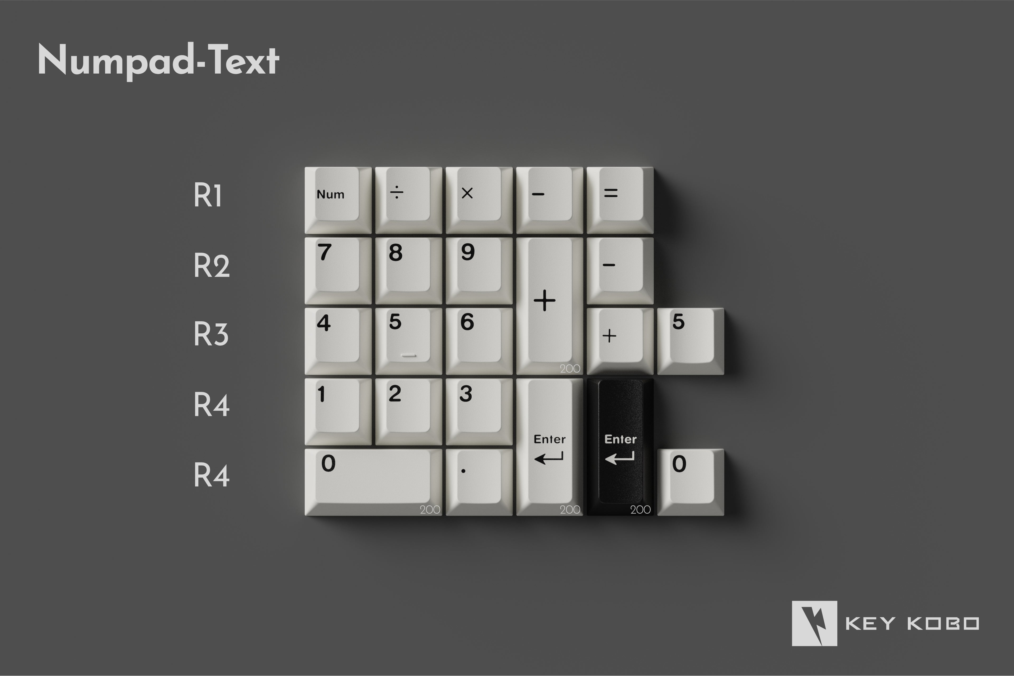 Keykobo BOW ABS Double-shot Keycap Set