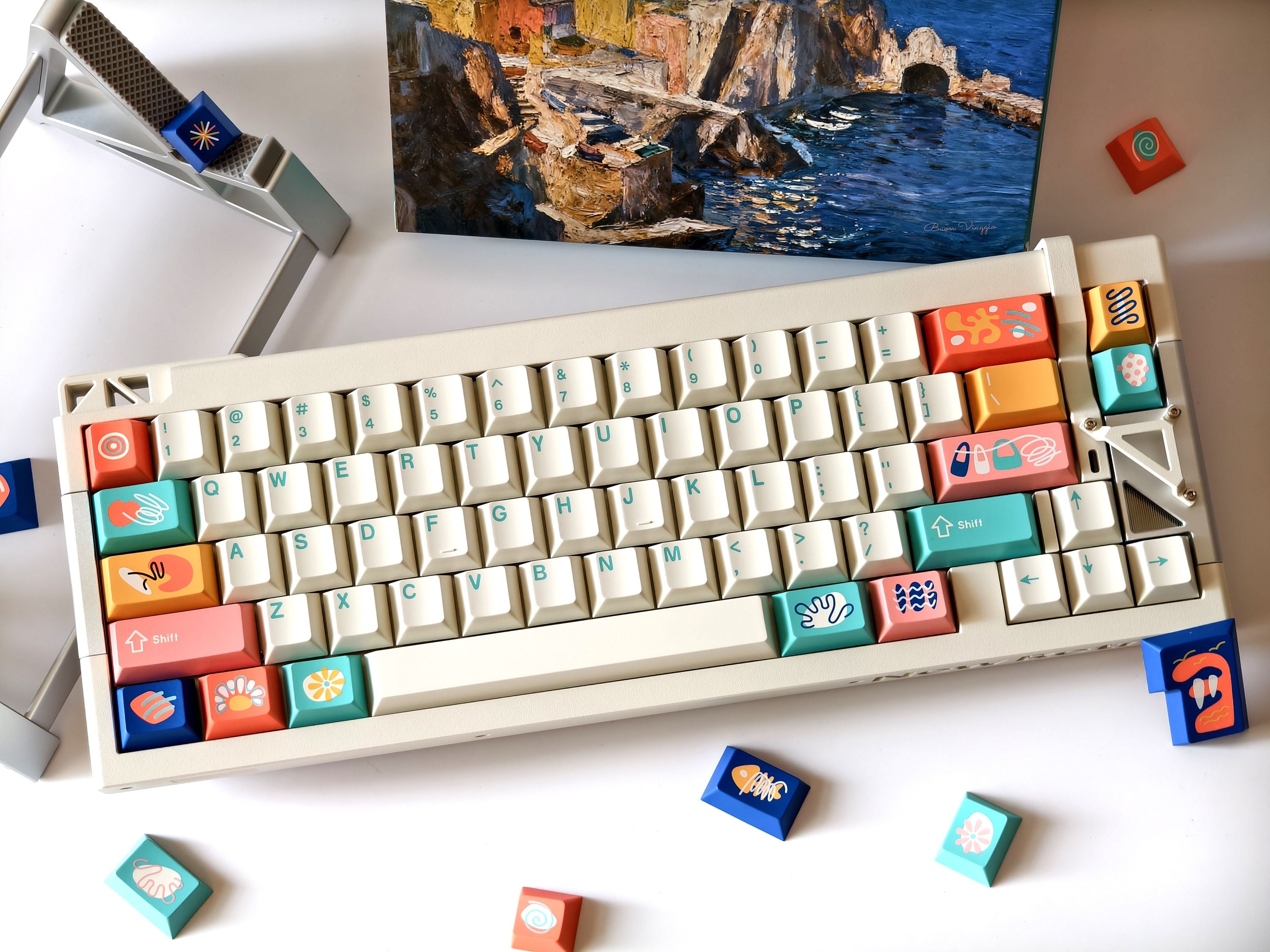 Keykobo Cinque Terre ABS Double-shot Keycap Set