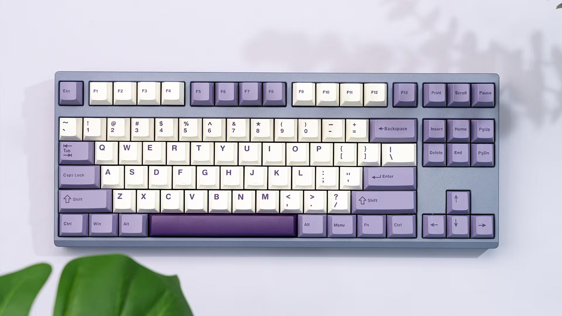 WS Lavender Bliss Keycaps Doubleshot PBT Cherry Profile