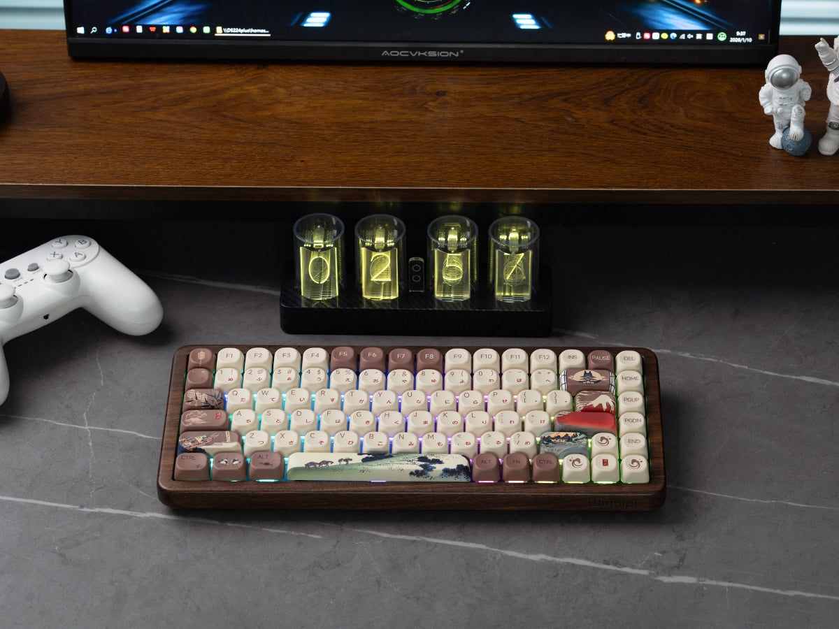 Womier WD75 V2 75% Wireless Wooden Keyboard