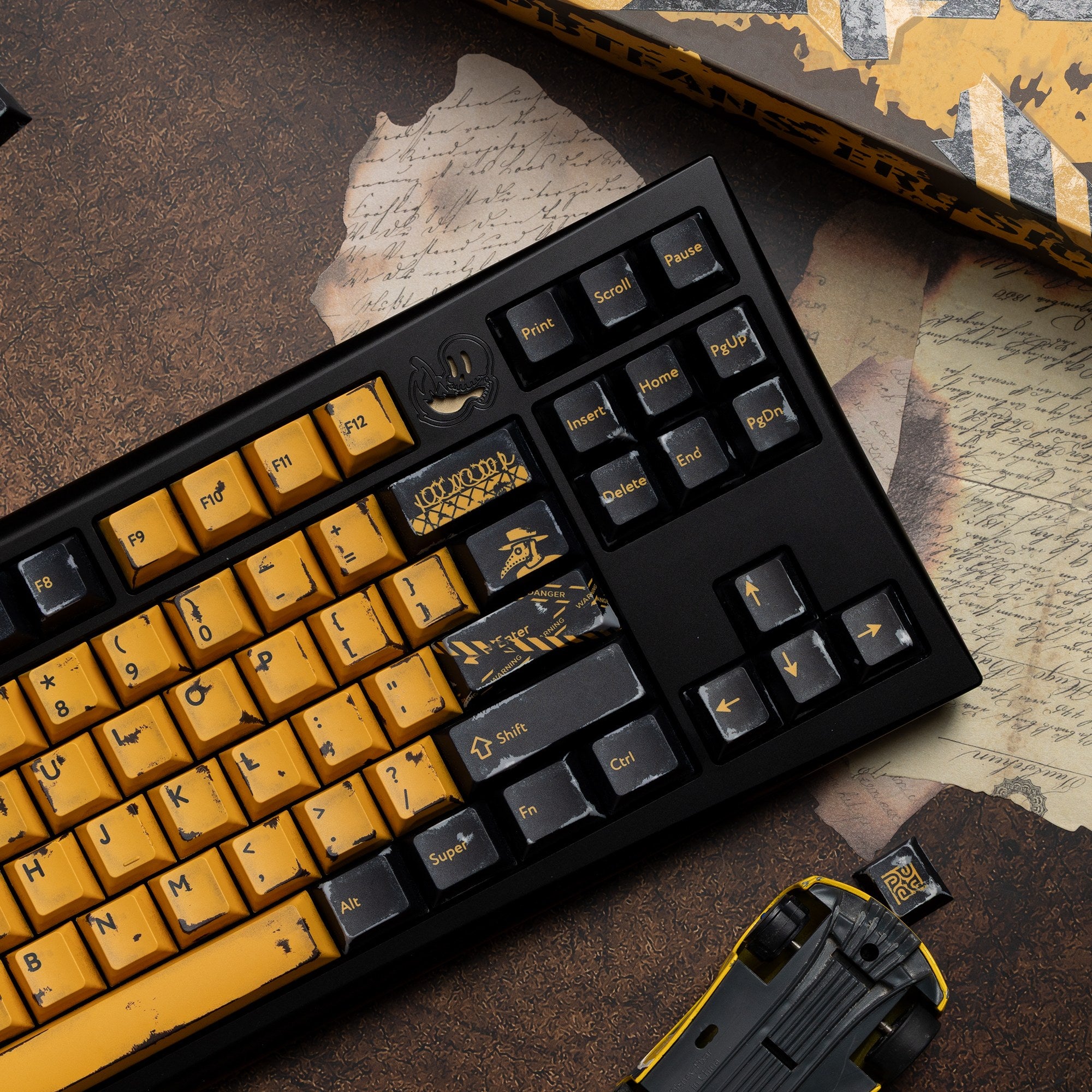 Tutkeys & PBTfans Erosion Dye Sub Cherry Profile Keycaps