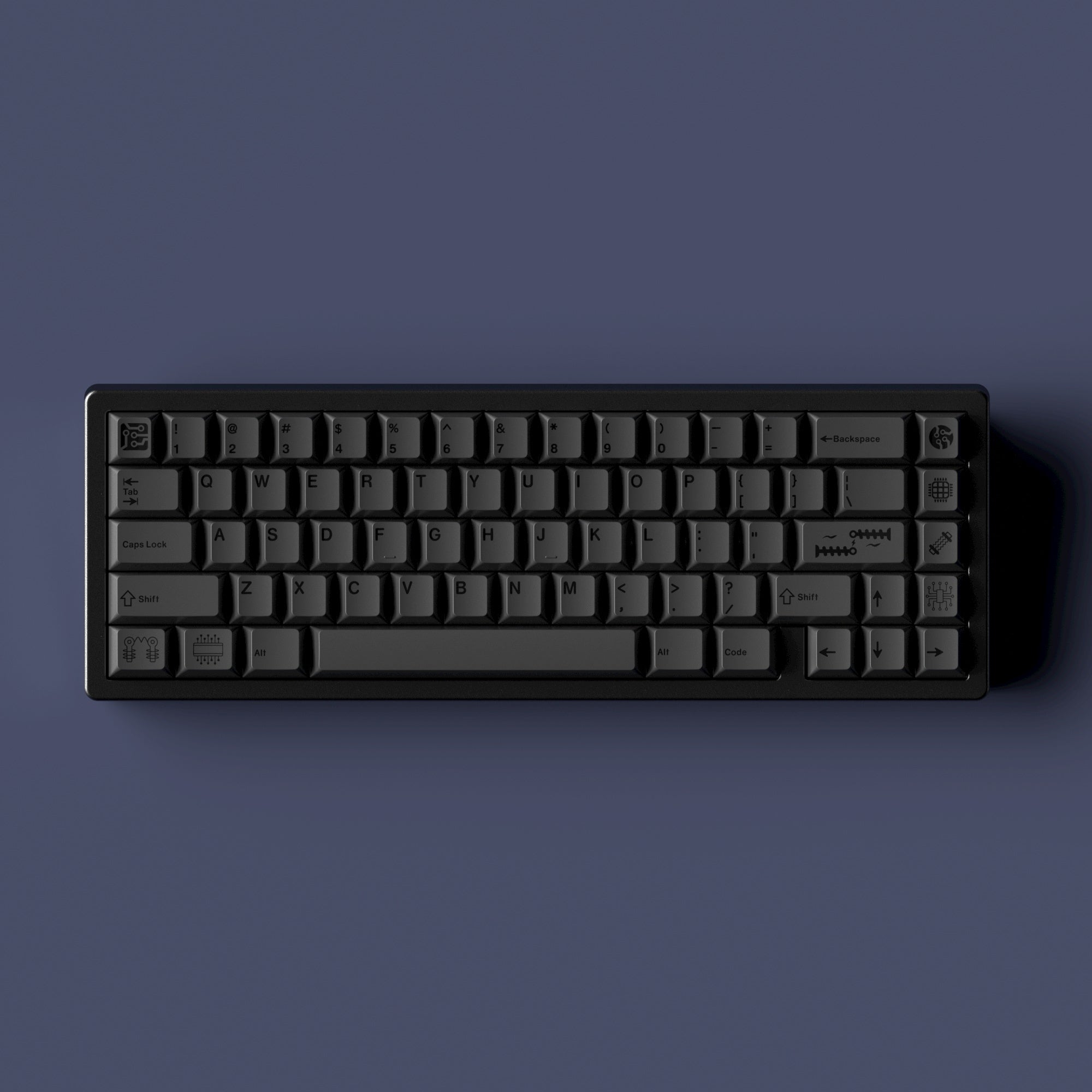 JKDK Studio Dark Matter Cherry Profile Dye‑Sub PBT Keycap Set All In One