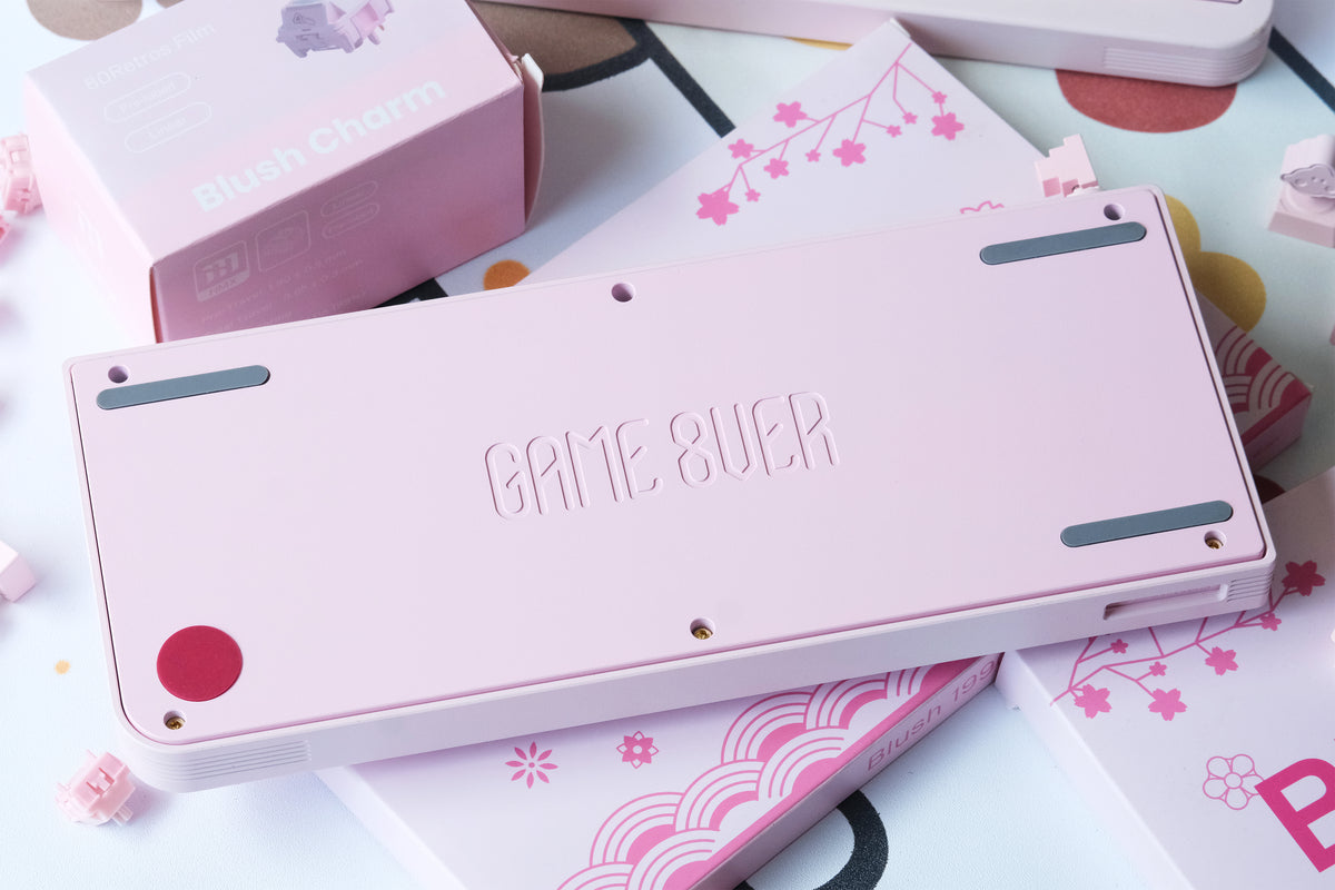 80Retros GB40 Blush 1990S Mechanical Keyboard