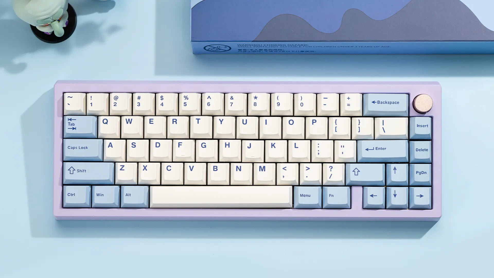 Wuque WS Blue Oasis Keycaps Cherry Profile