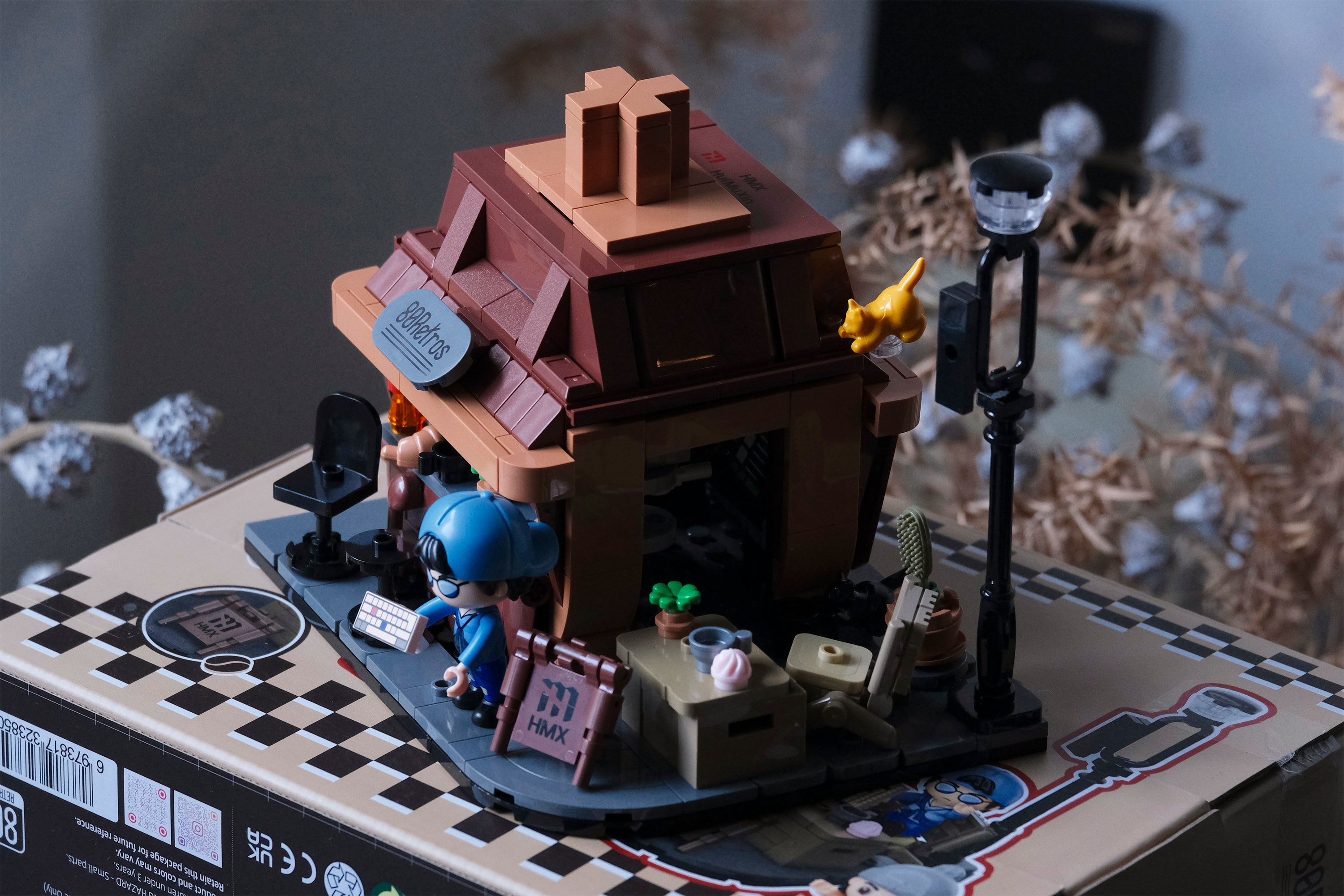 80Retro Switch Building Block – Retro Style Logo Building Blocks Desk Décor