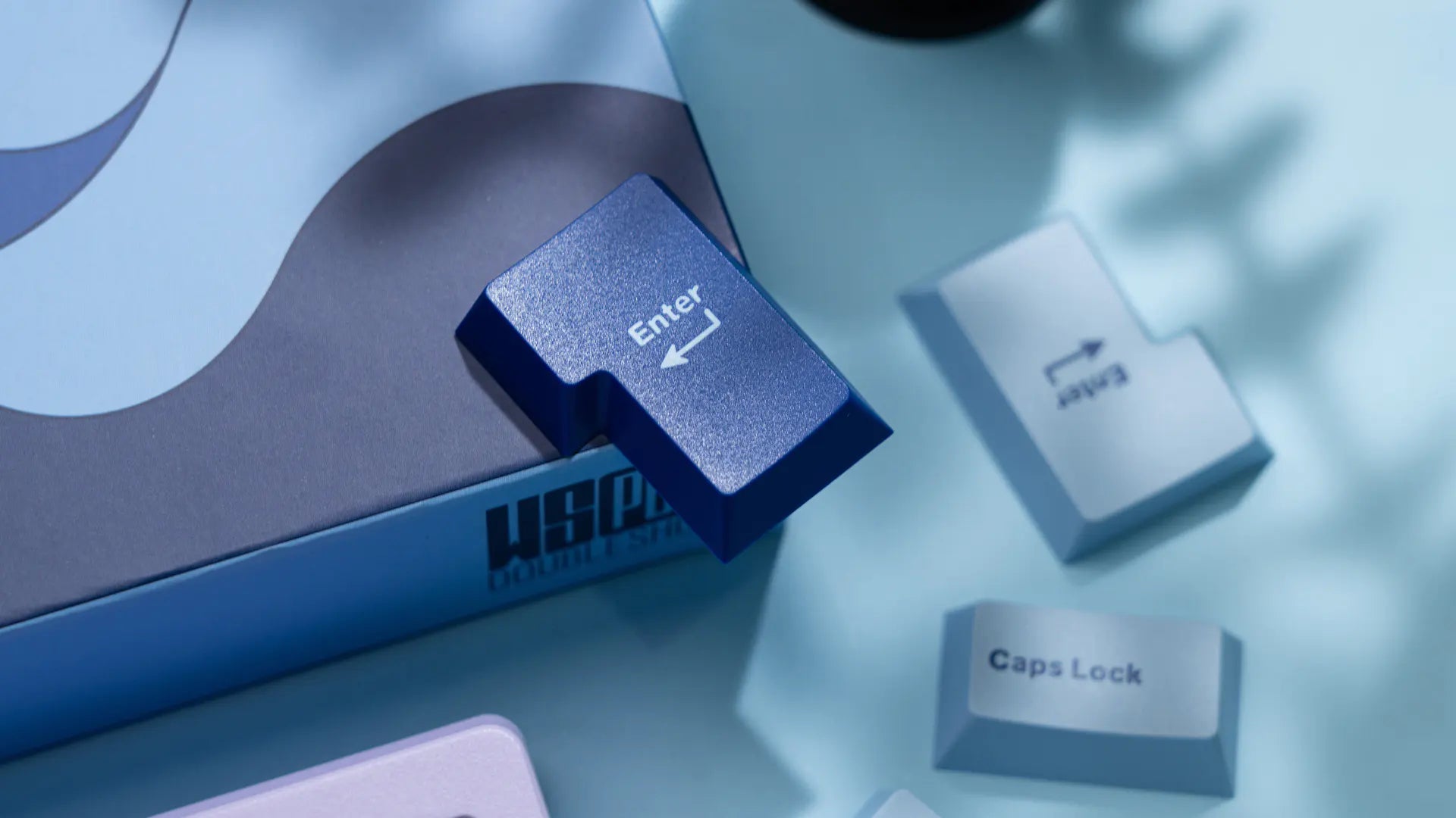 Wuque WS Blue Oasis Keycaps Cherry Profile