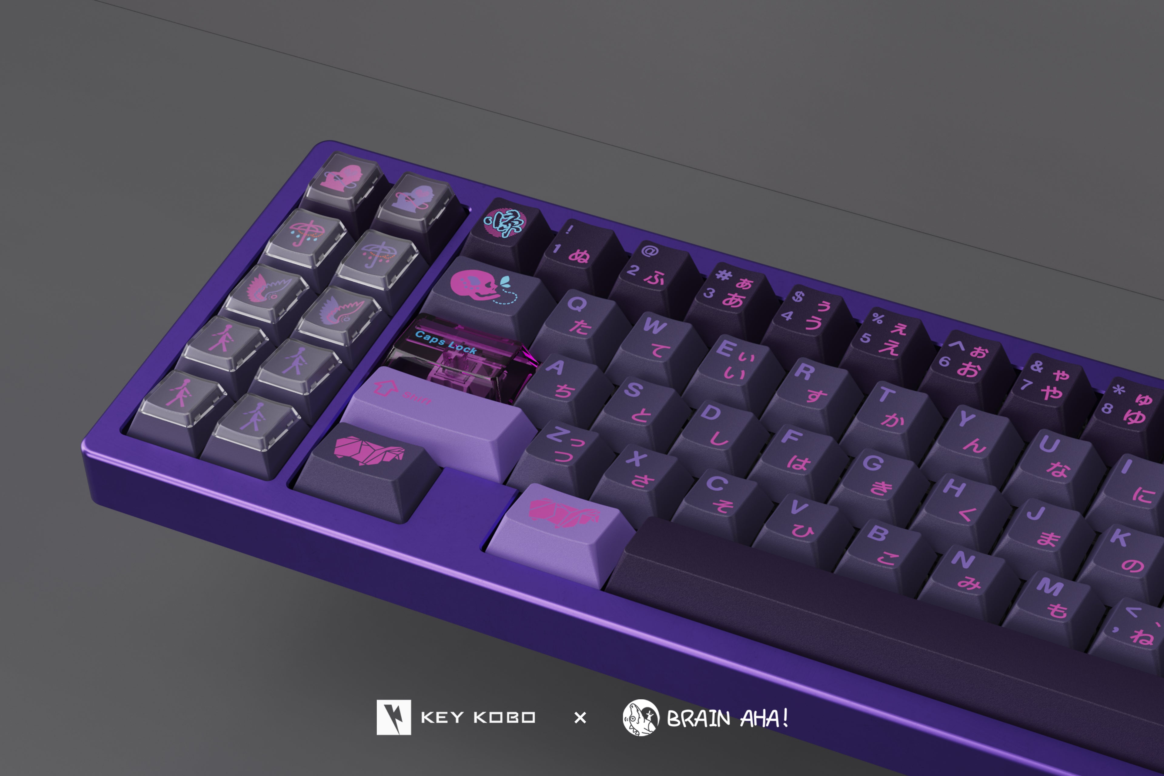 Keykobo SHEE PBT Custom Keycaps for Mechanical Keyboards