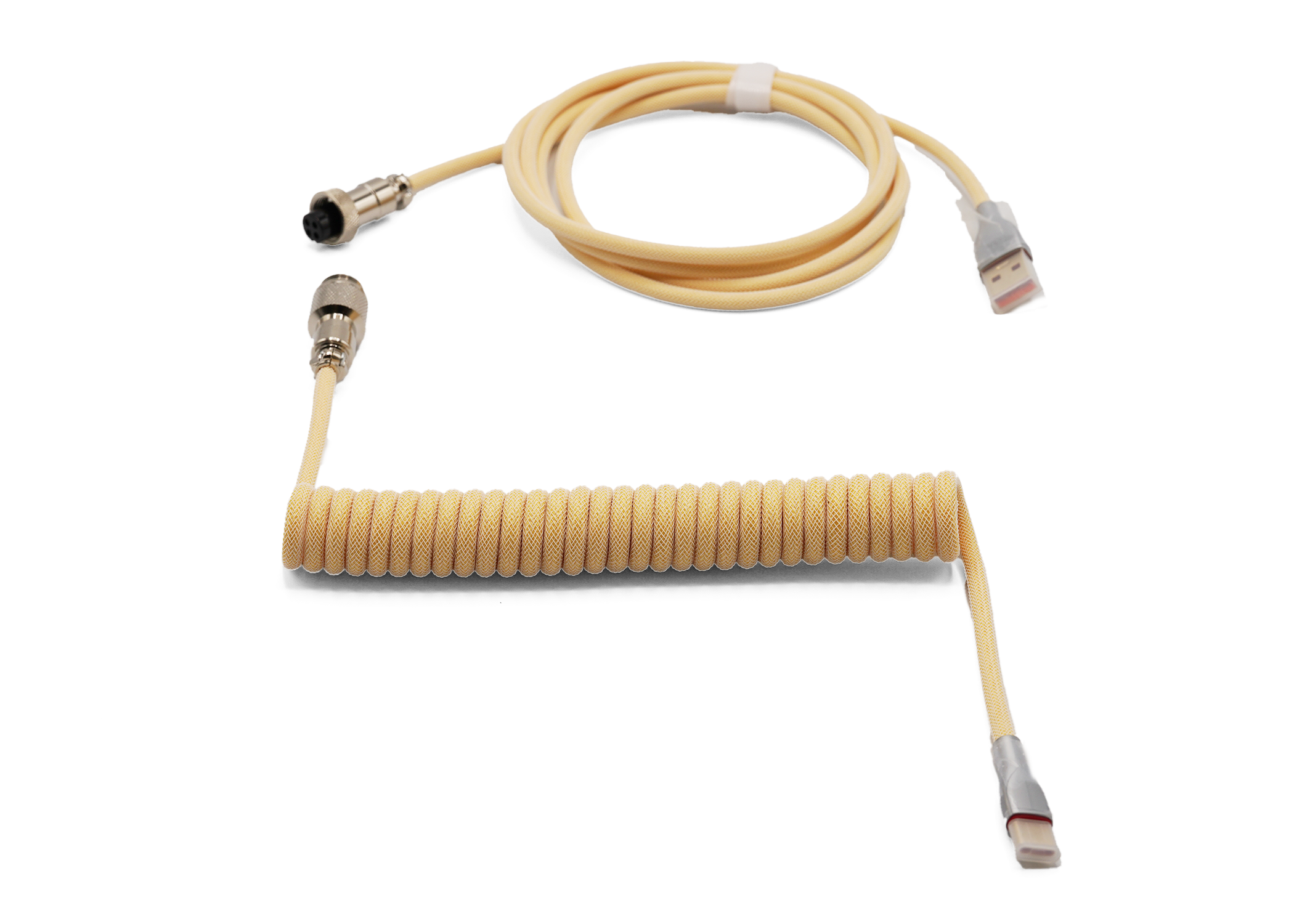Mechanical Keyboard Custom Coiled Aviator Artisan USB-C Cable