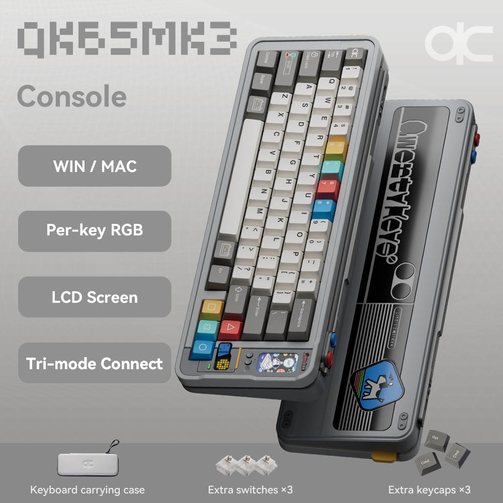 QK65 MK3 Custom Mechanical Keyboard - Prebuilt