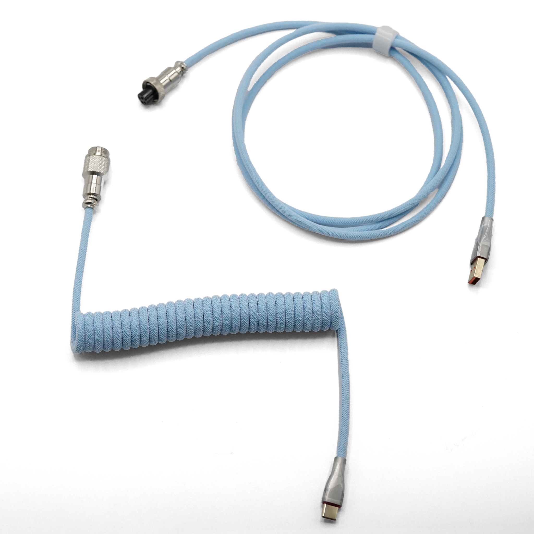 Angel Dust Custom Coiled Aviator Artisan USB-C Cable