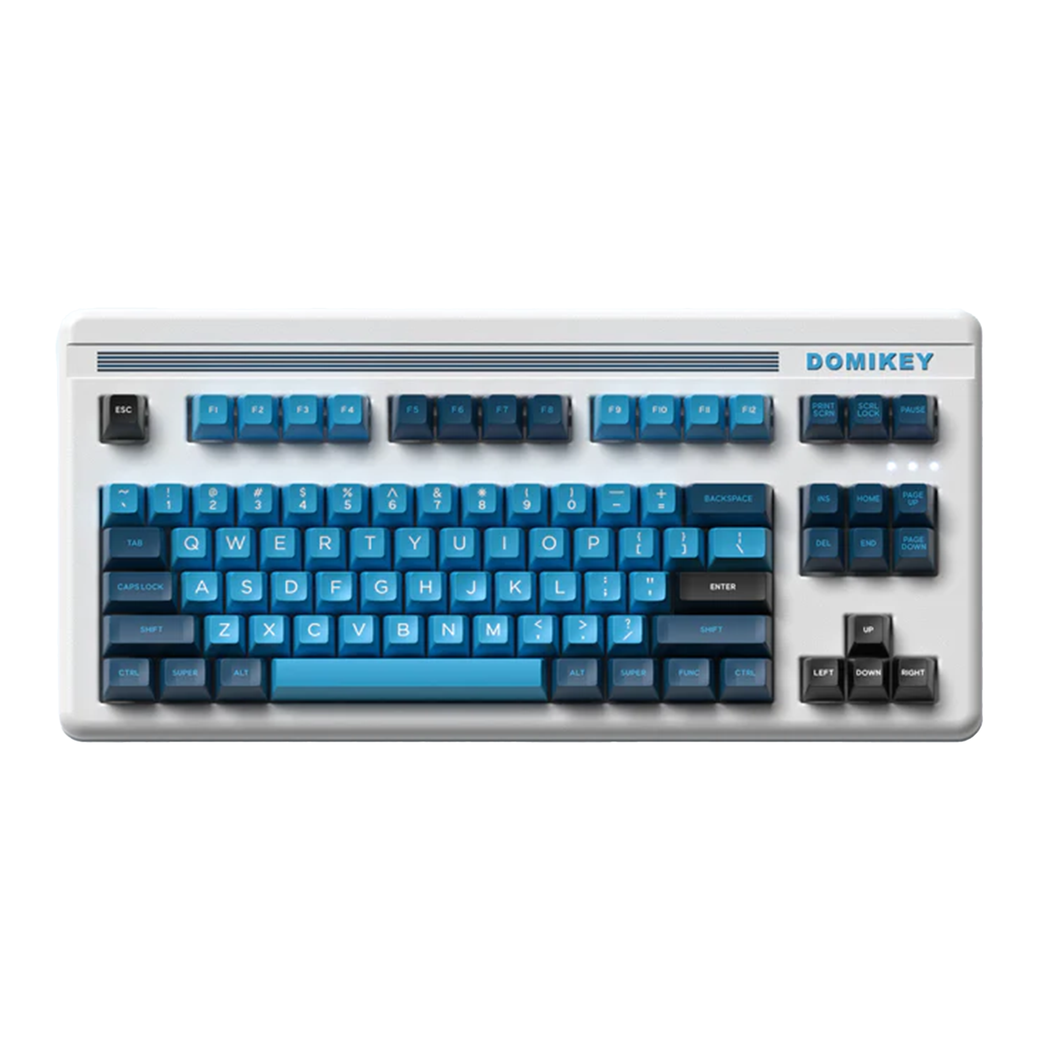 Domikey BLUE WAVE SA Profile Doubleshot ABS Keycap Set