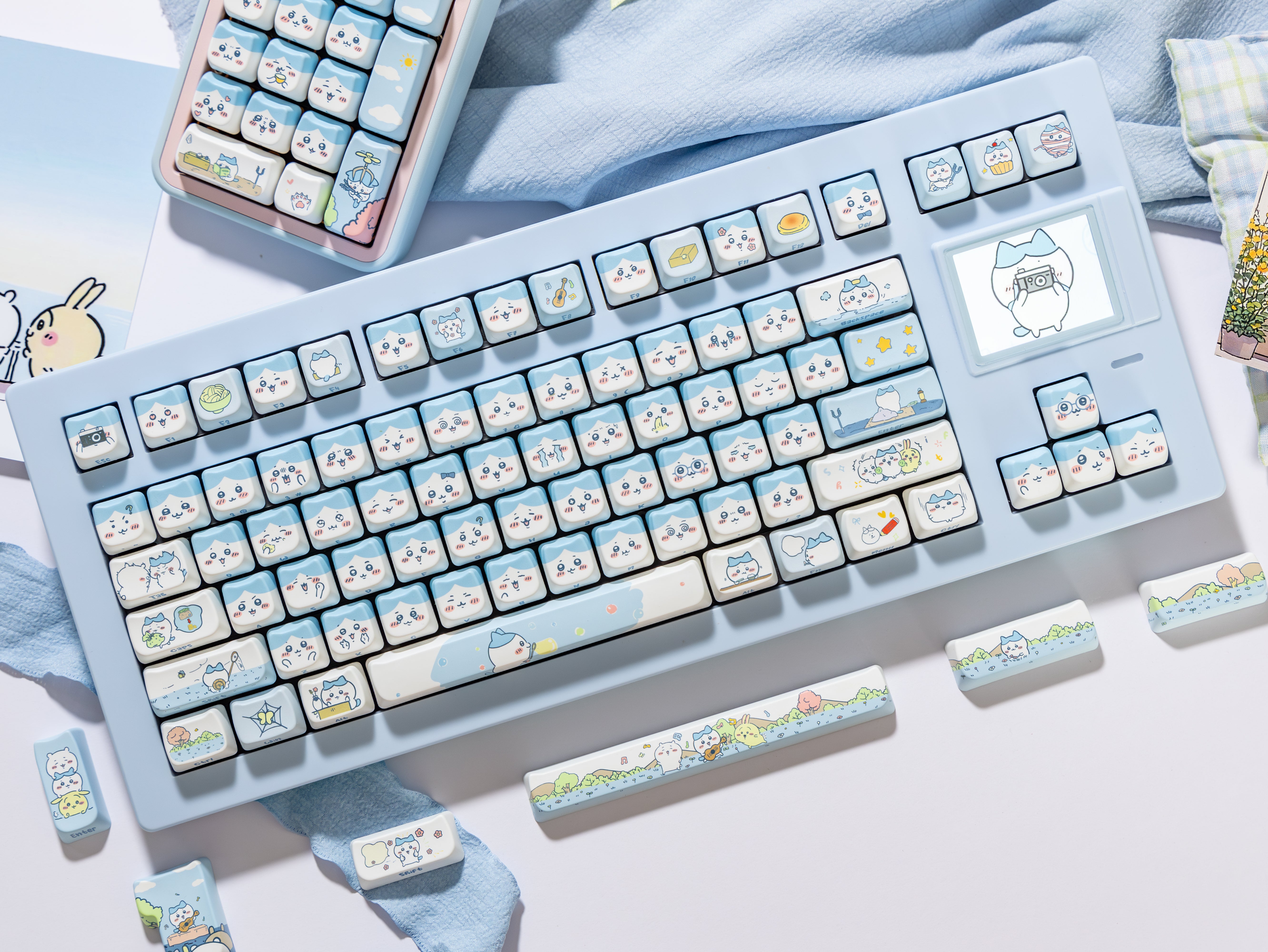 Xiaoba Chiikawa MOA Profile PBT Keycap Set
