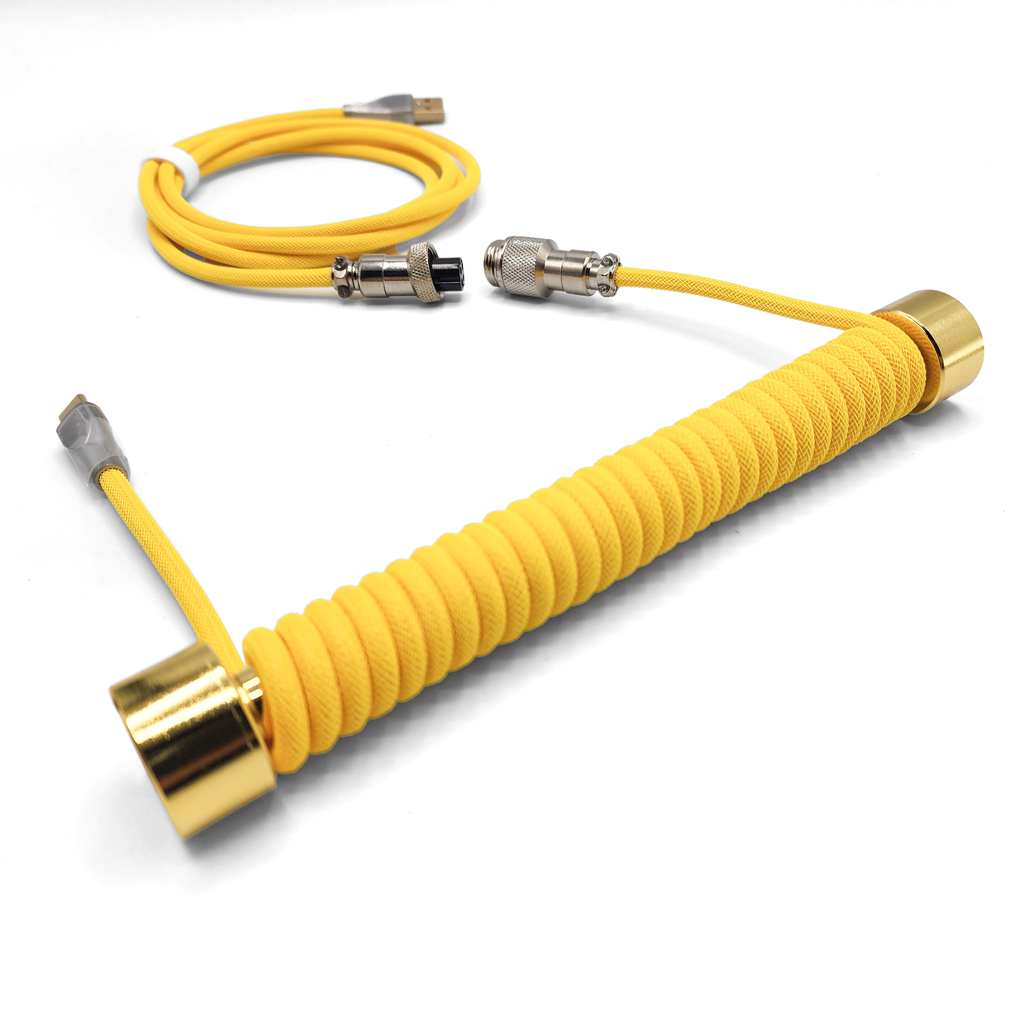 Mechanical Keyboard Coiled Cable Straightening Rod Fixed Bar Winder Set Stainless Steel