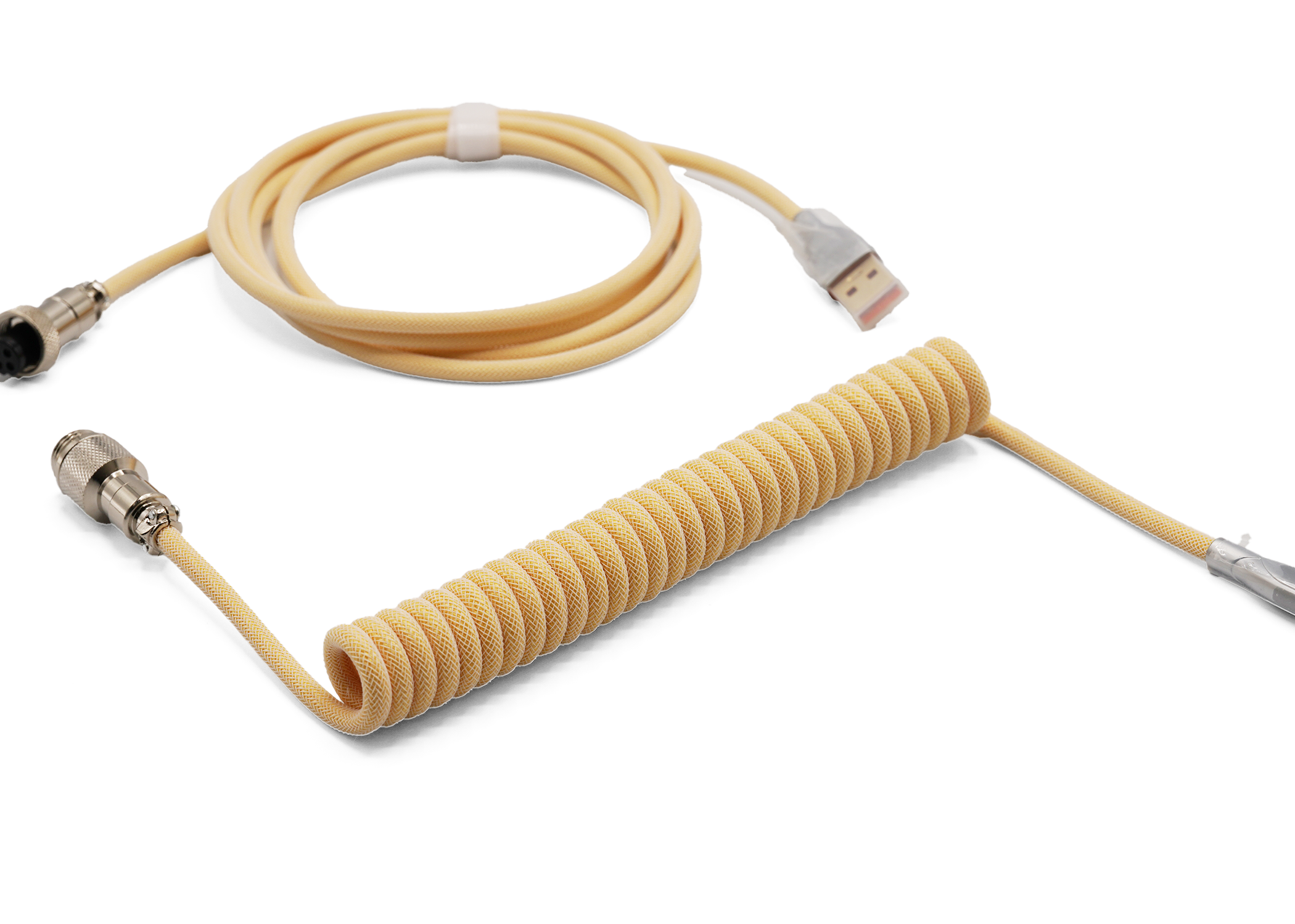 Mechanical Keyboard Custom Coiled Aviator Artisan USB-C Cable