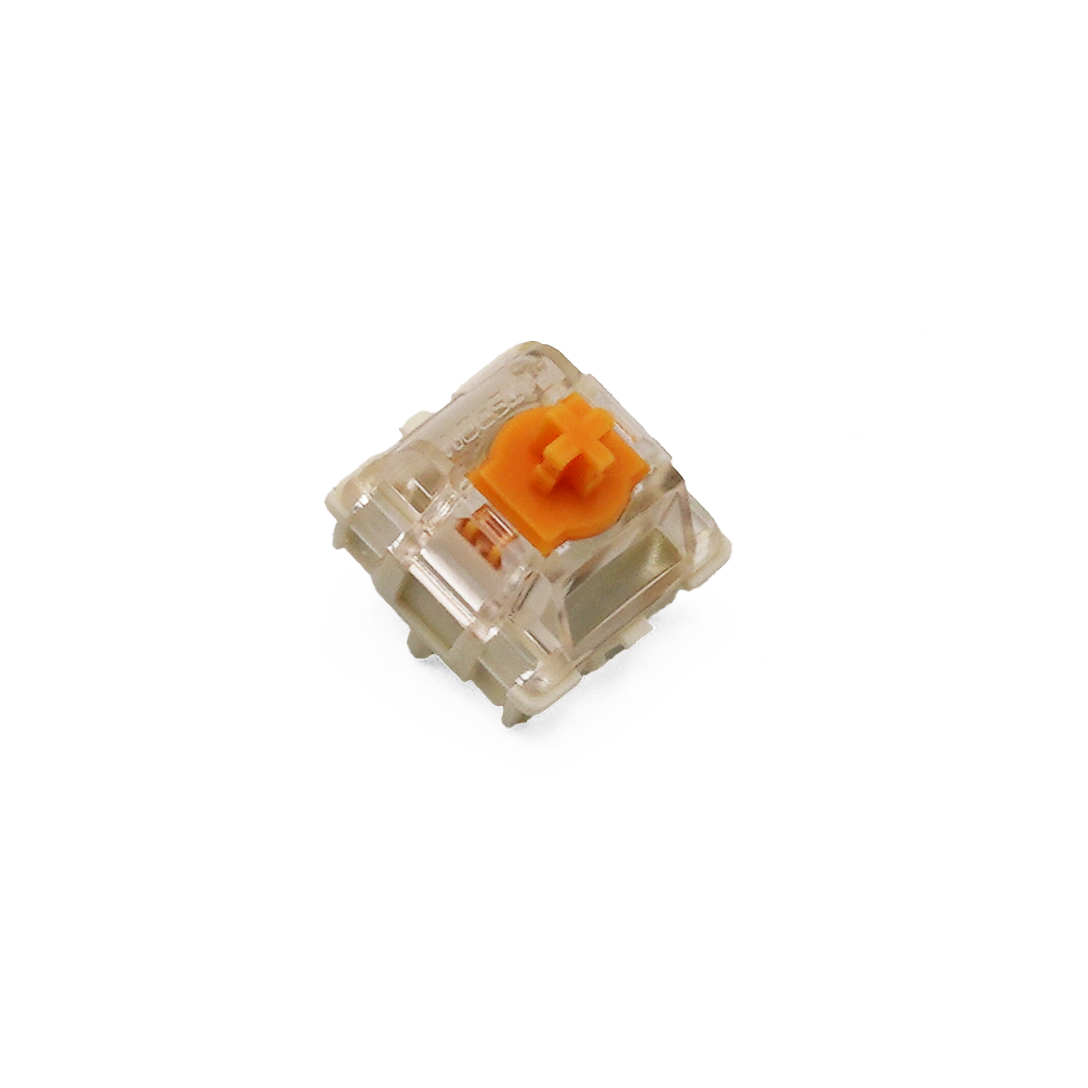 Gateron KS-20 Dual-rail Magnetic Orange Linear Switches