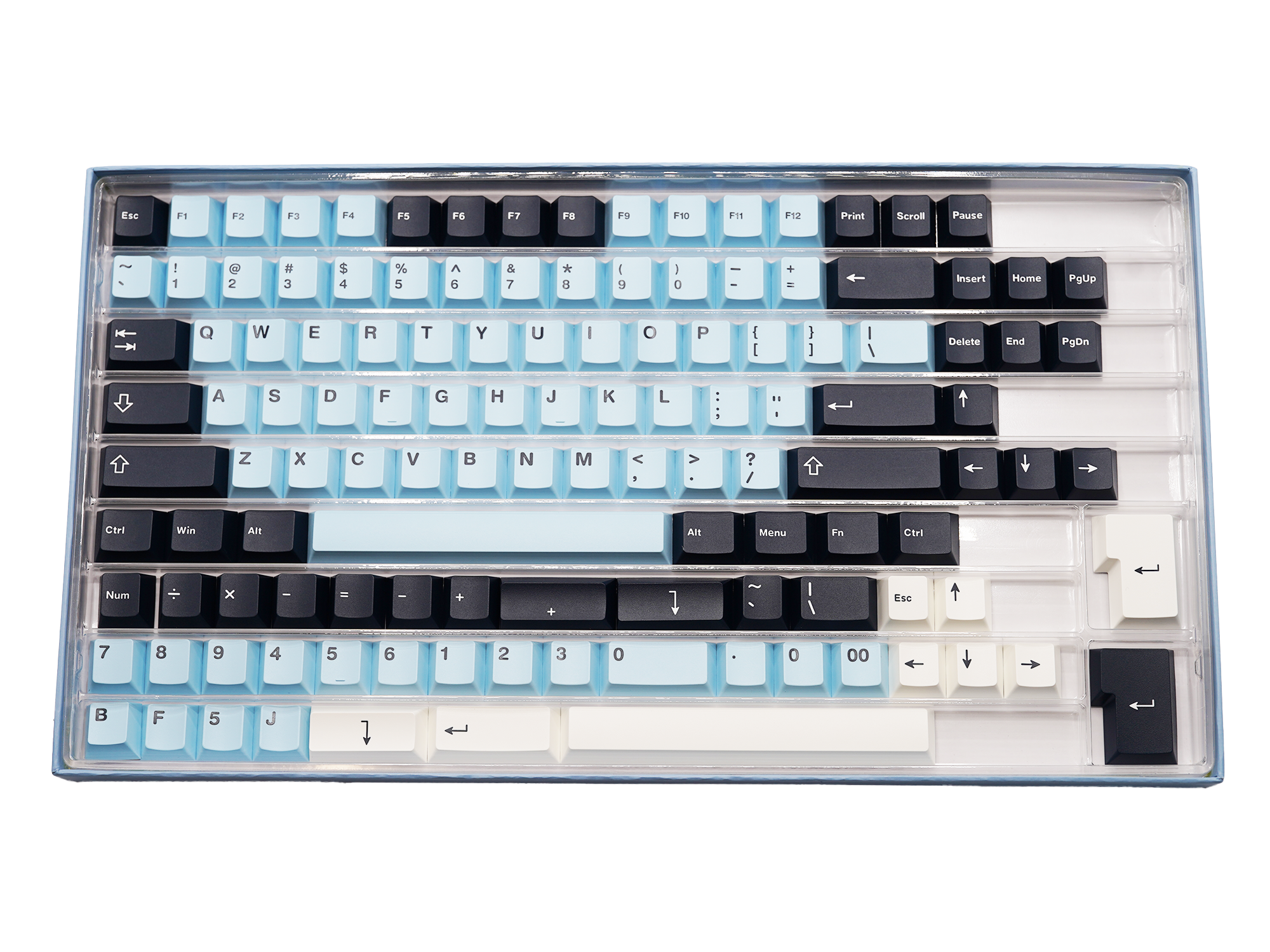 WS Mizu Keycaps Doubleshot PBT Cherry Profile