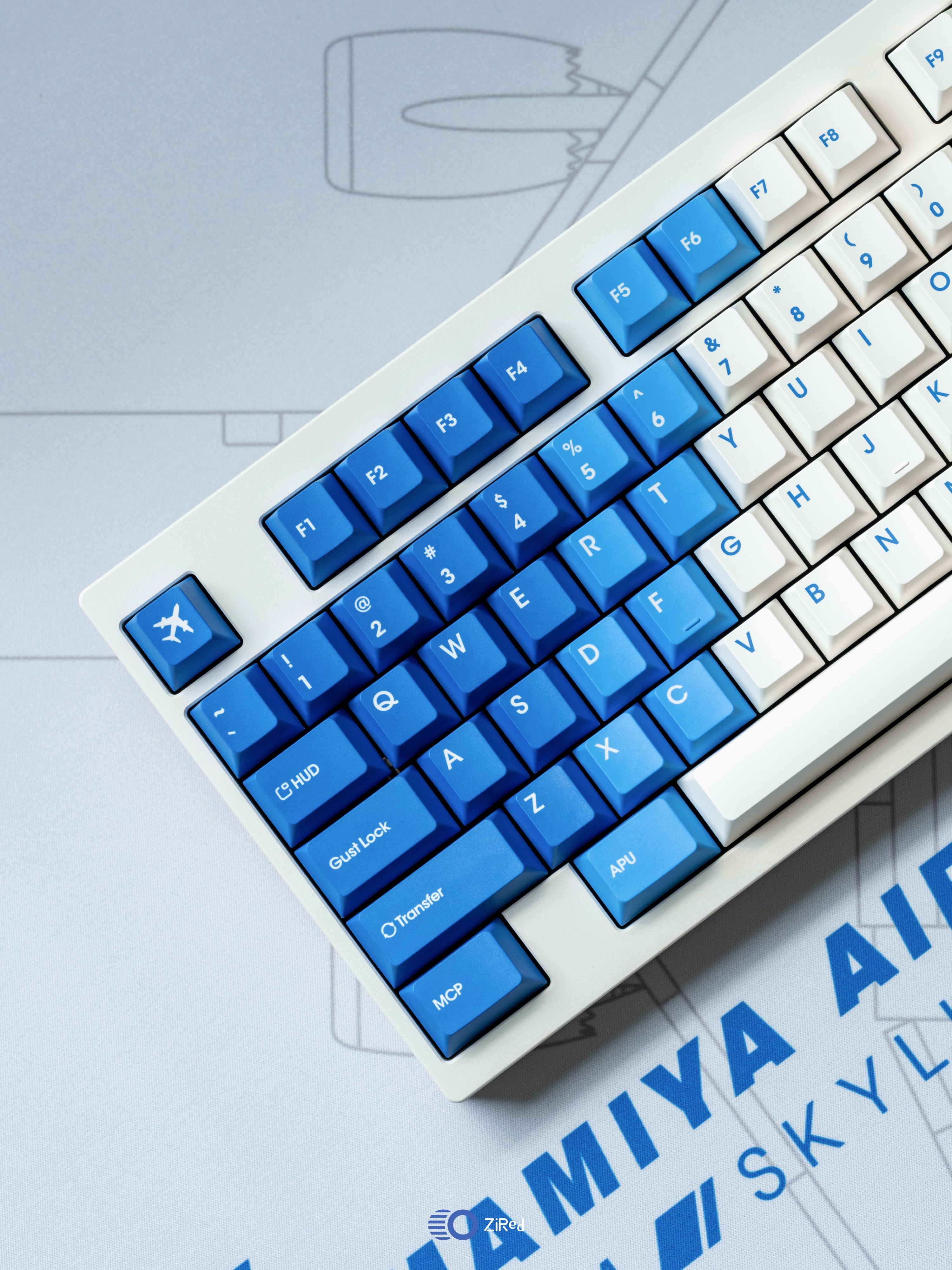 Tutkeys Dream kyliner Keycaps - PBT Cherry Profile Full Set