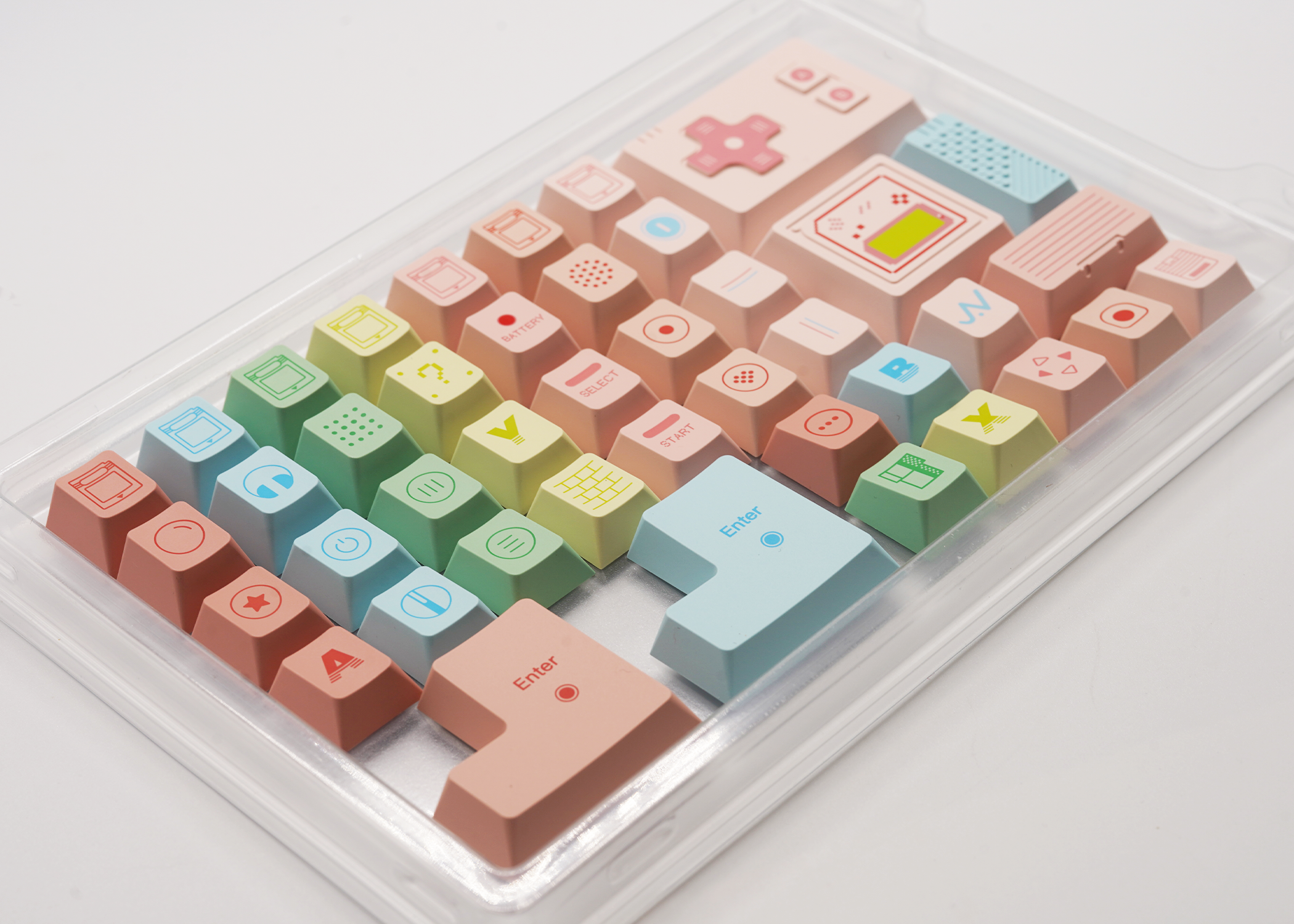 80Retros Game 1989 Candy Keycaps – Cherry Profile, Dye-Sublimated PBT