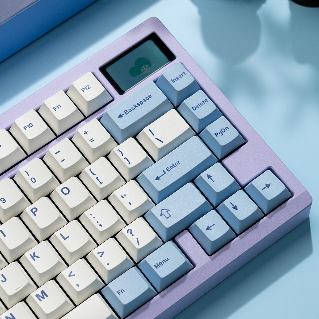 Wuque WS Blue Oasis Keycaps Cherry Profile