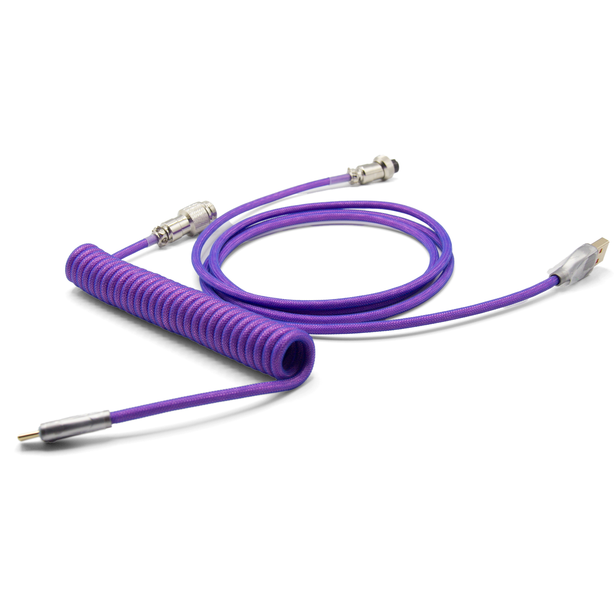 Unicorn Custom Coiled Aviator Artisan USB-C Cable