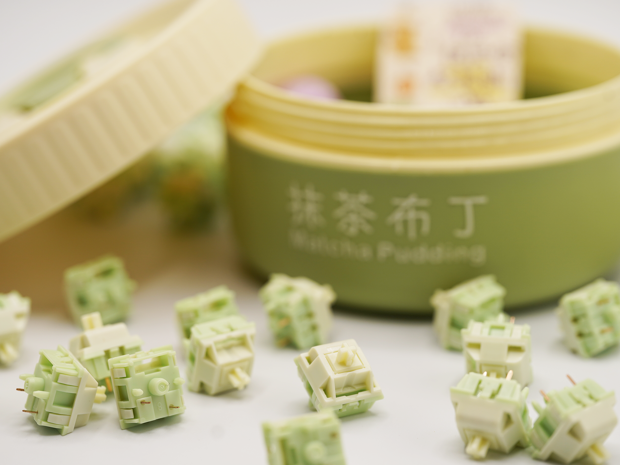Keygeek Matcha Pudding Linear Switches