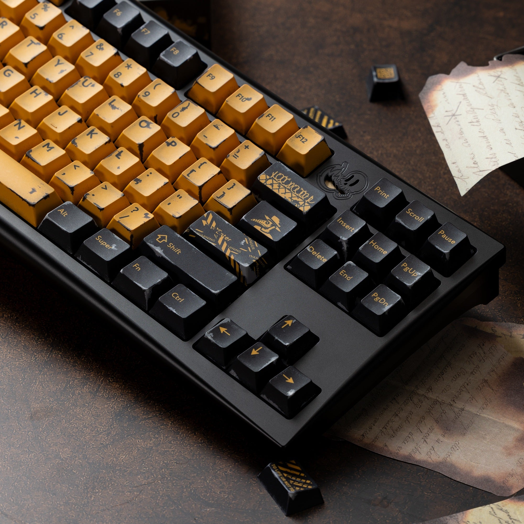 Tutkeys & PBTfans Erosion Dye Sub Cherry Profile Keycaps