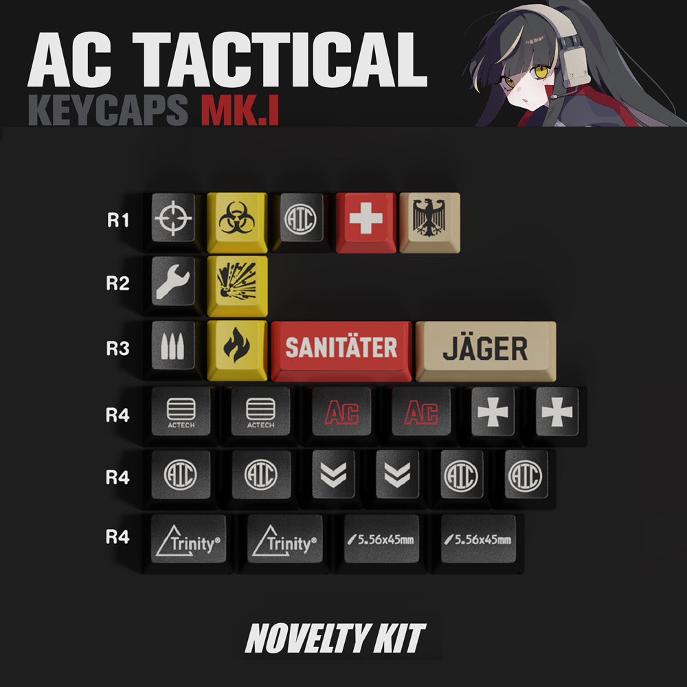 TUTKEYS AC Tactical Keycaps