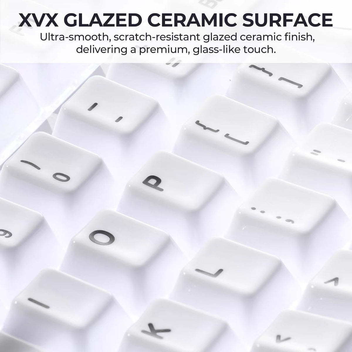 XVX Glaze Ceramic Cherry Profile 120-Key Full Keycap Set