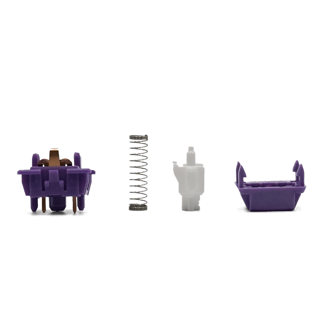 Tecsee Purple Panda Tactile Switches