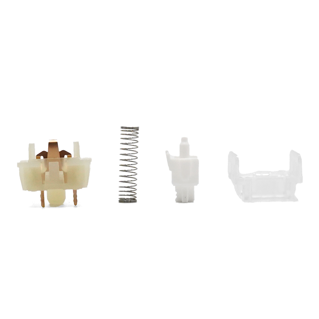 KTT Kang White V3 Mechanical Keyboard Linear Switches