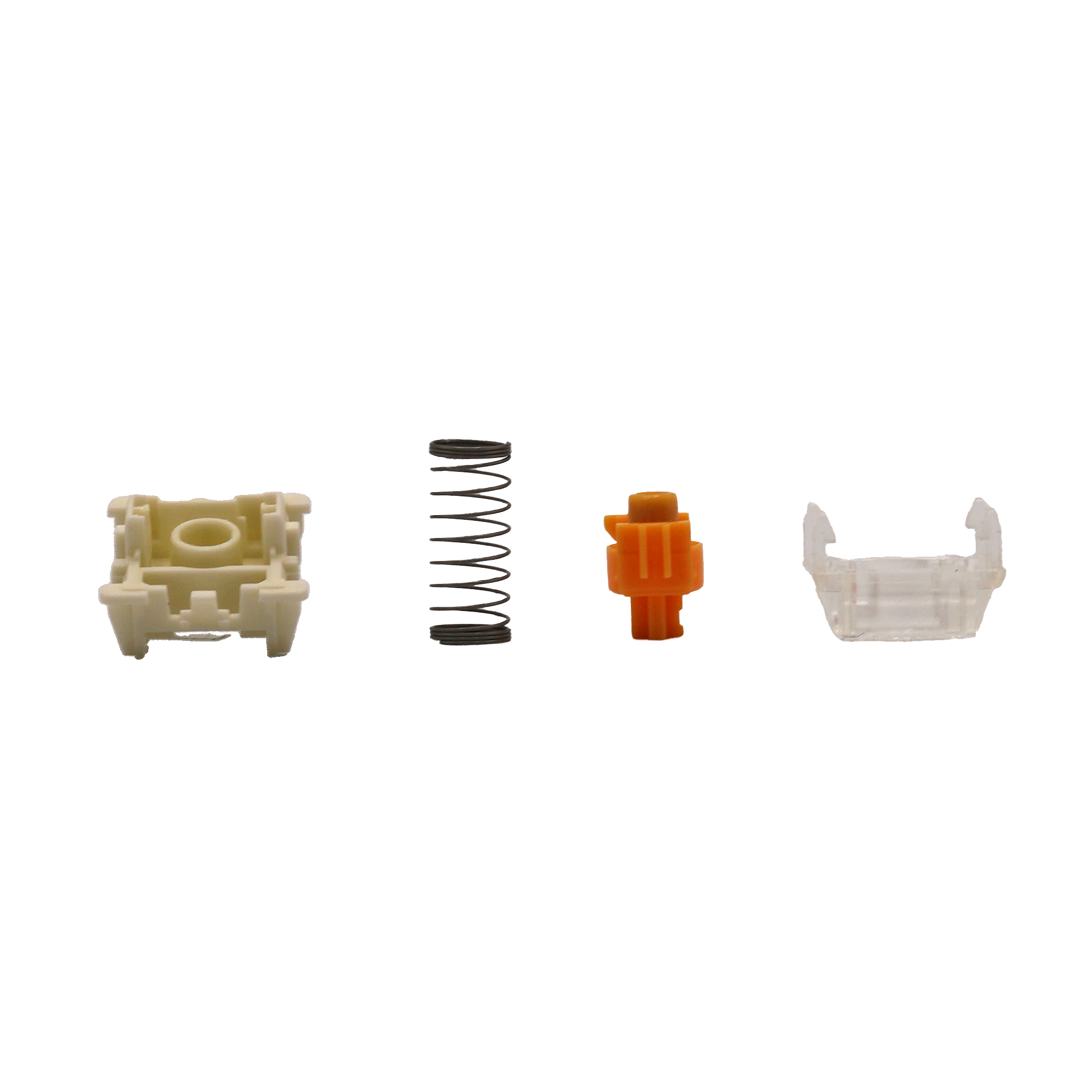 Gateron KS-20 Dual-rail Magnetic Orange Linear Switches
