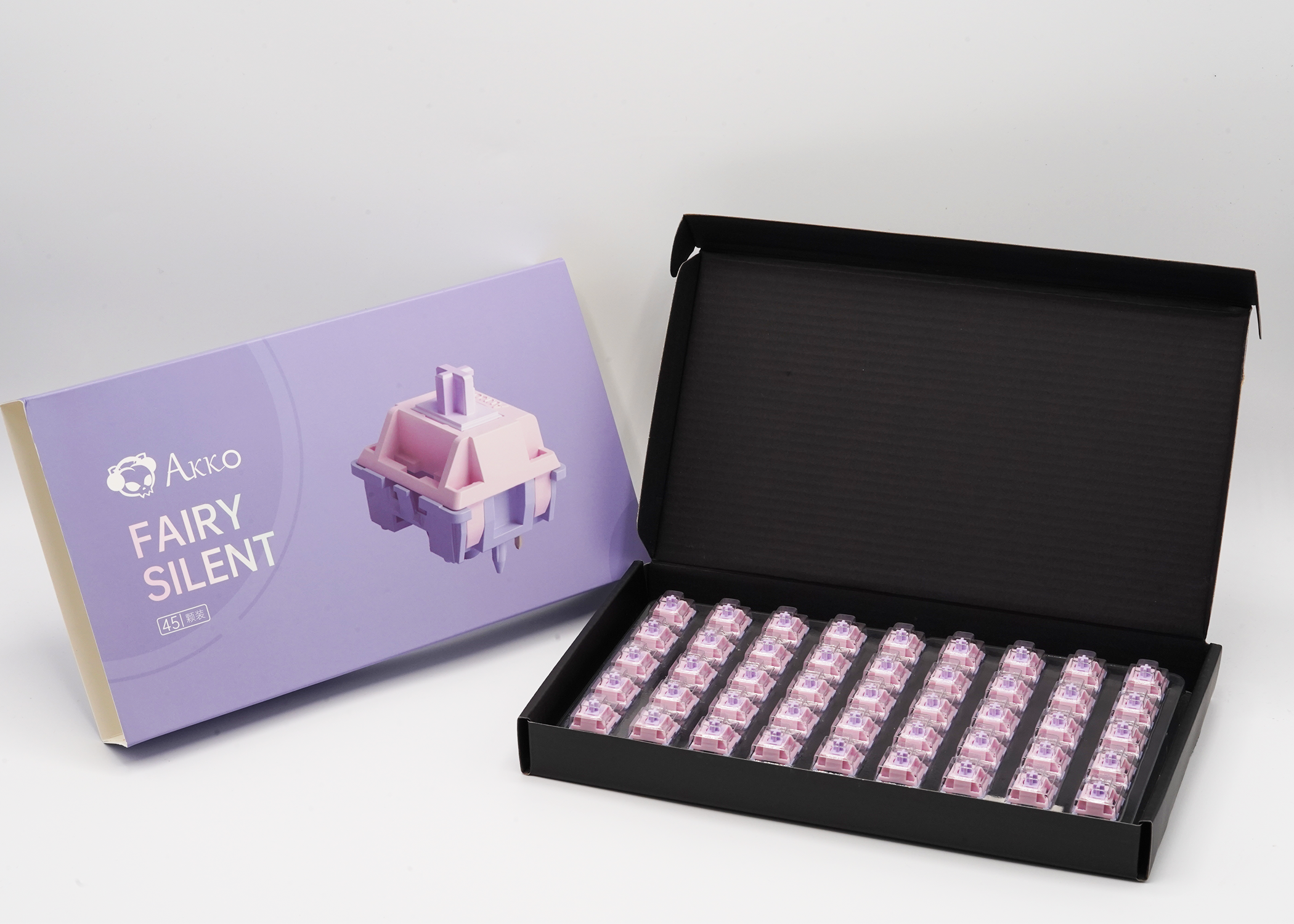 Akko Fairy Silent Linear Switches with box