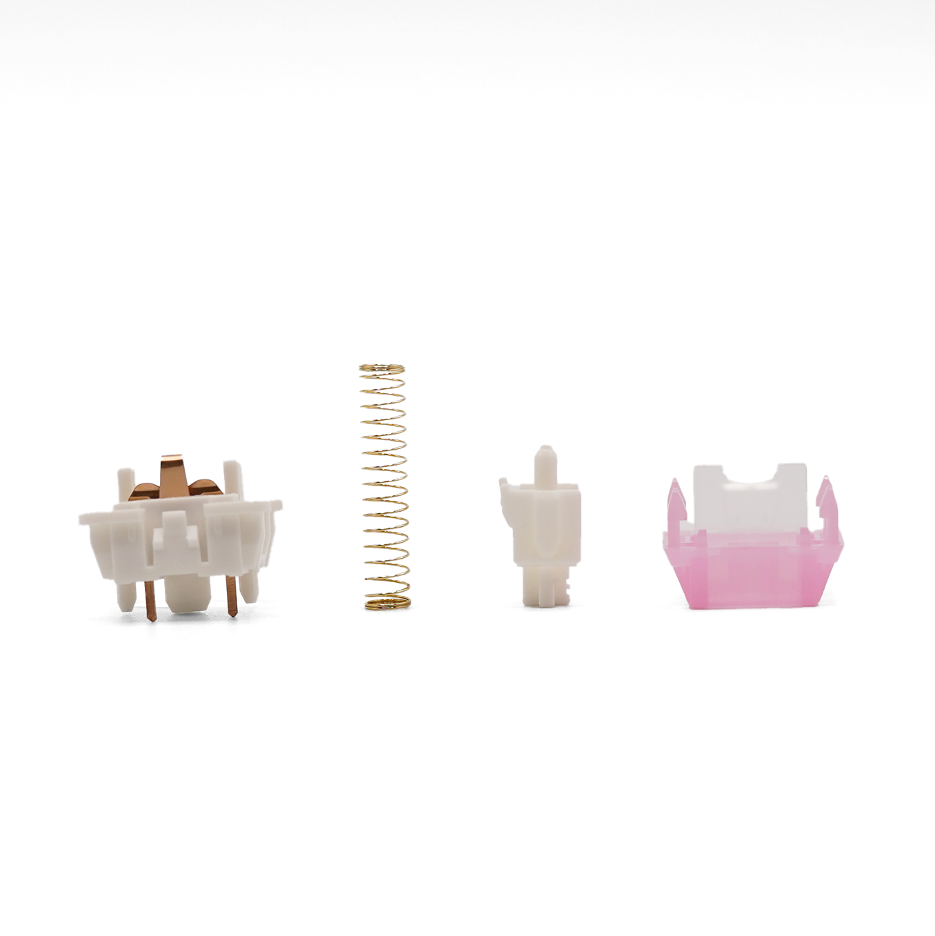 Durock Lotus Tactile Switches (White and Blue)
