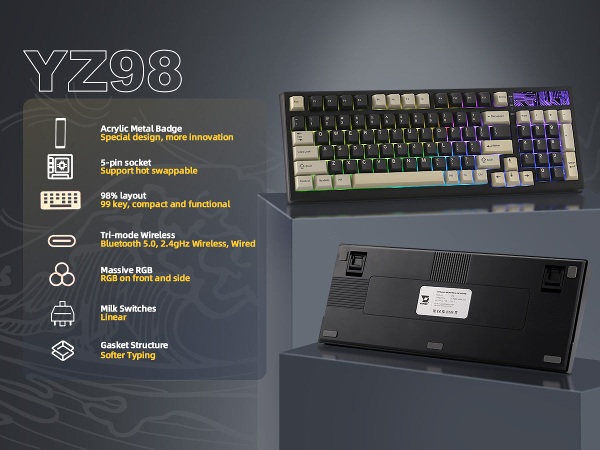 YUNZII YZ98 Mechanical Gaming Keyboard