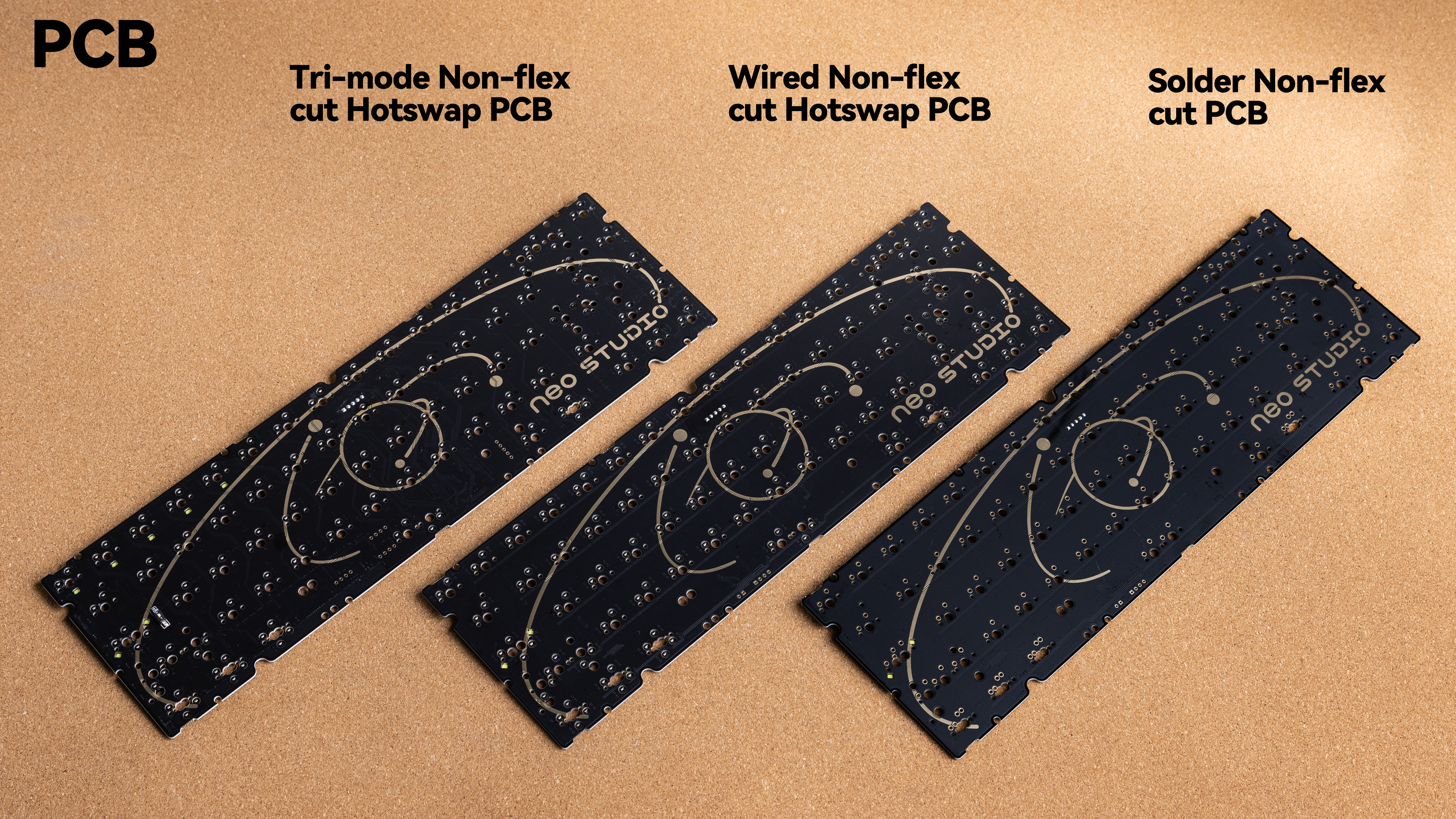 Qwertykeys Neo65 Cu PCB, Plate & Extra Parts