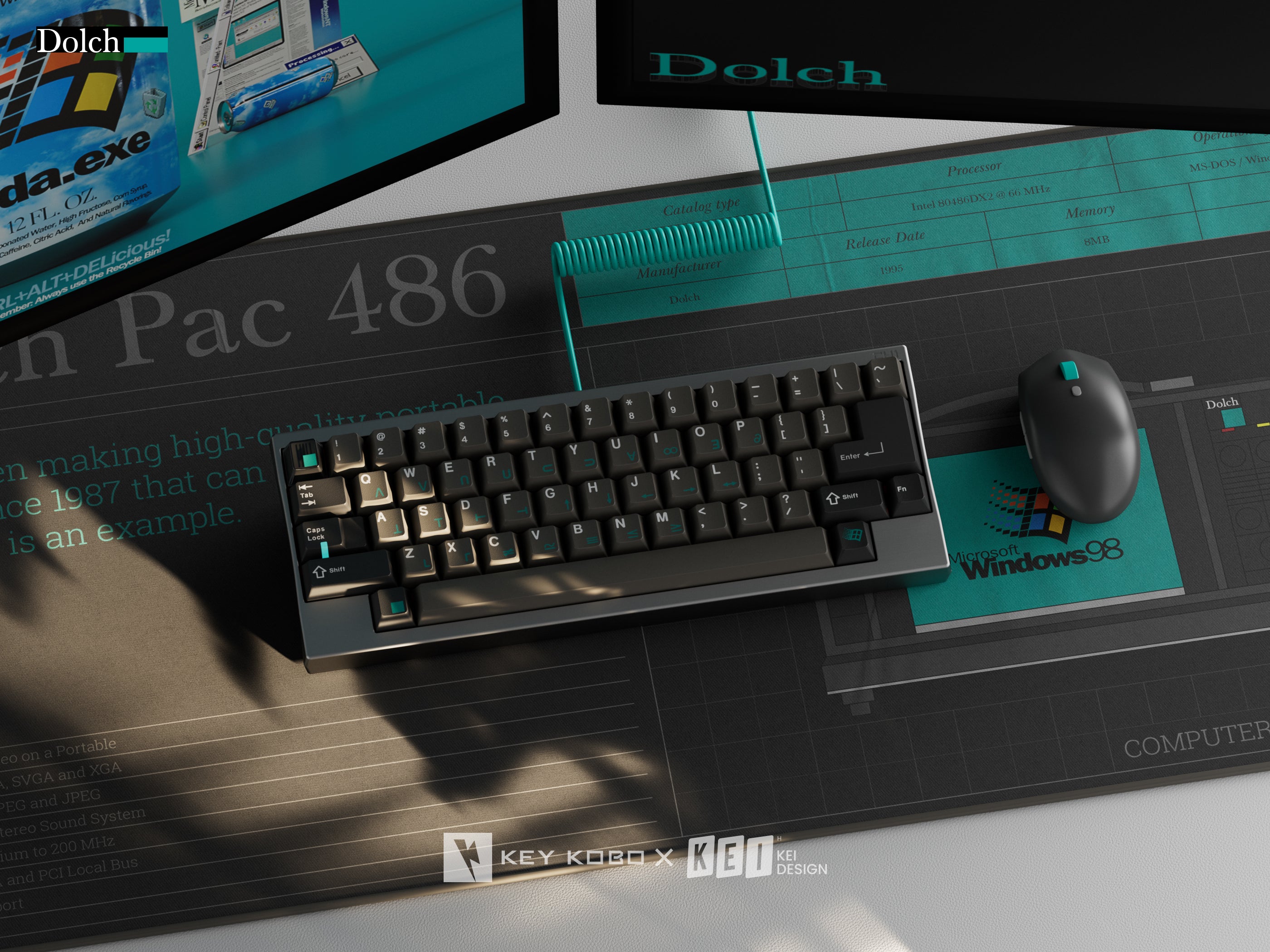 Keykobo Dolch ABS Double-shot Keycap Set