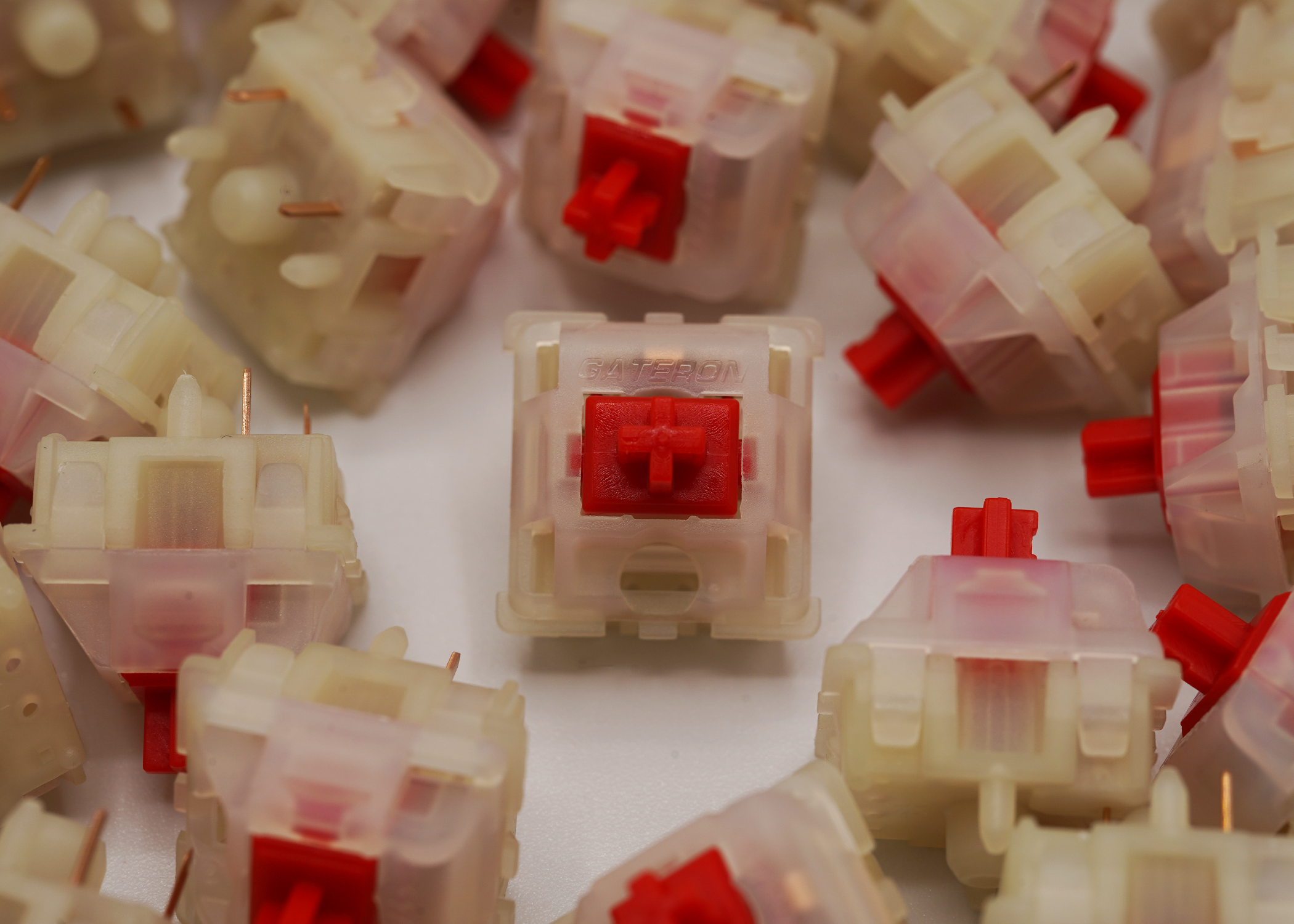 Gateron KS-3 Milky Red Pro Linear Switches