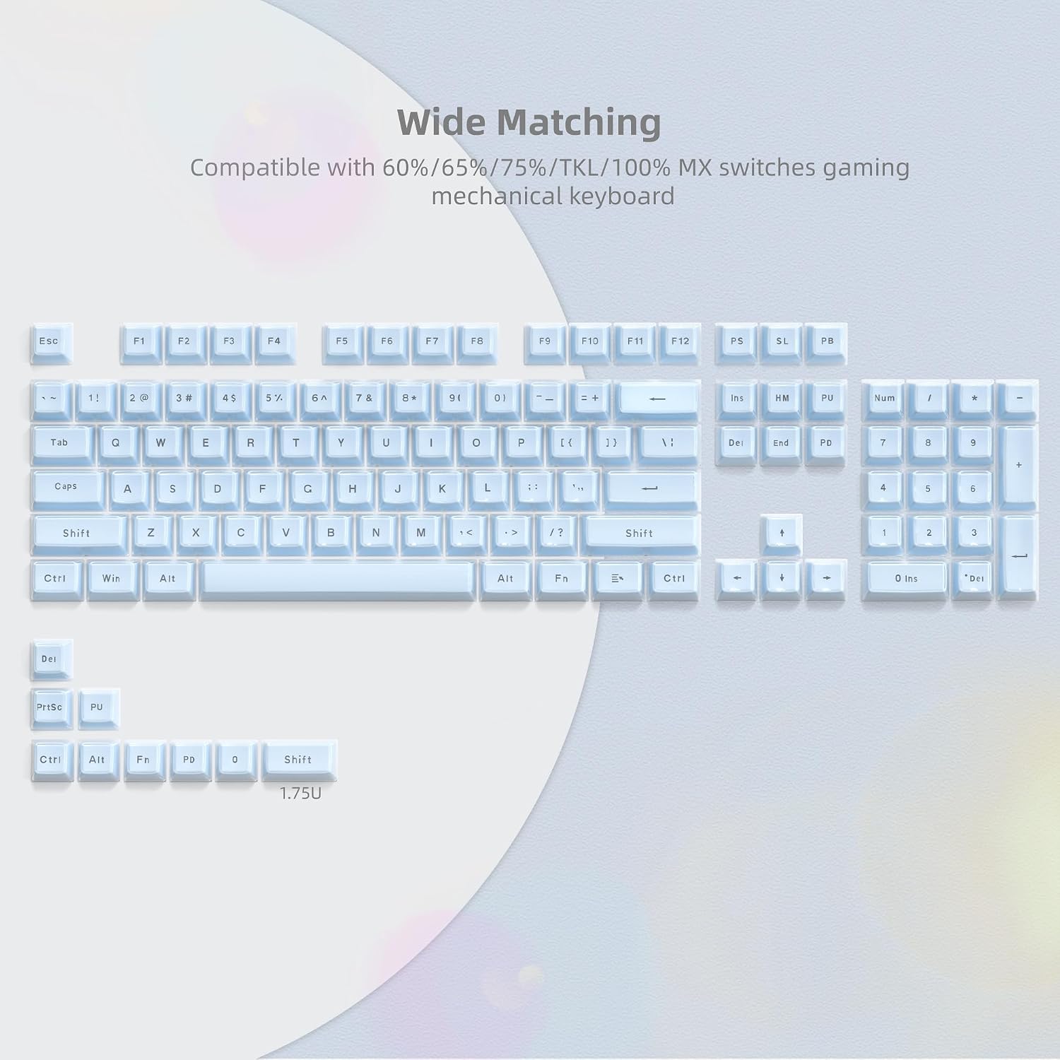 Womier Frosty Jello MDA Profile Keycap Set