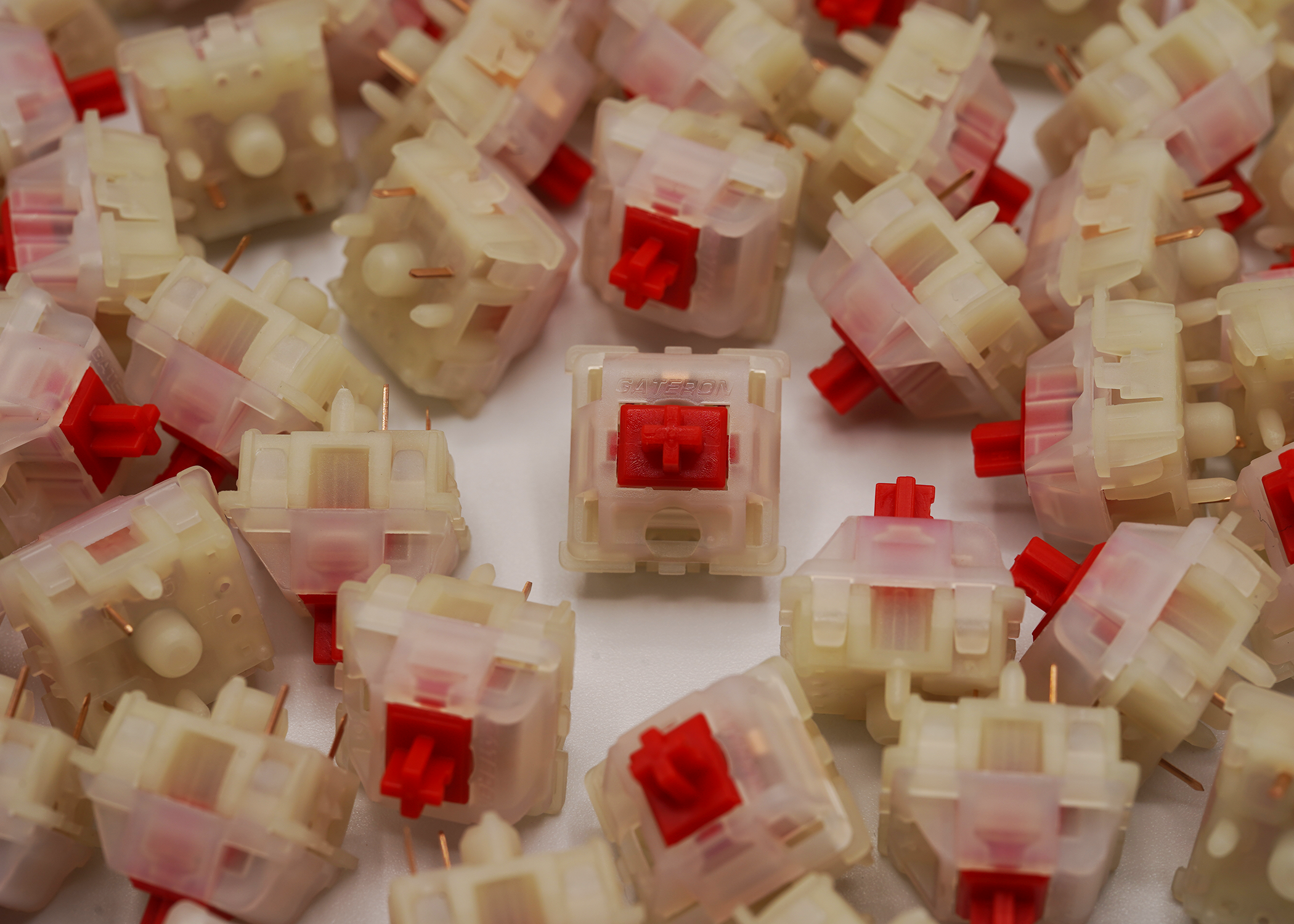 Gateron KS-3 Milky Red Pro Linear Switches