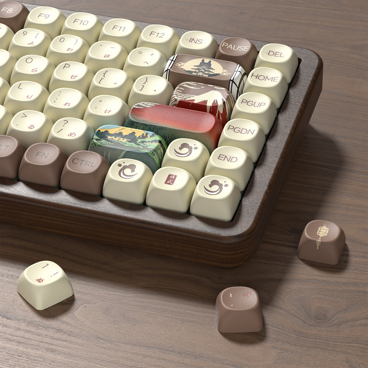 Womier WD75 V2 75% Wireless Wooden Keyboard