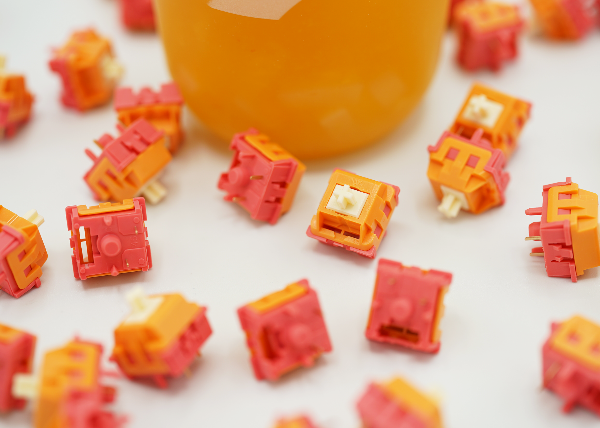 KTT Mango Pomelo Sago Linear Switches