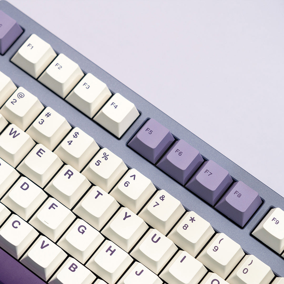 WS Lavender Bliss Keycaps Doubleshot PBT Cherry Profile