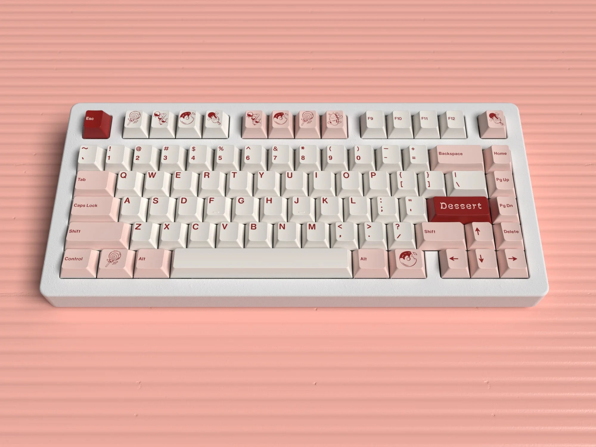 JKDK Dessert Keycap Set Cherry Profile PBT Dye-Subbed